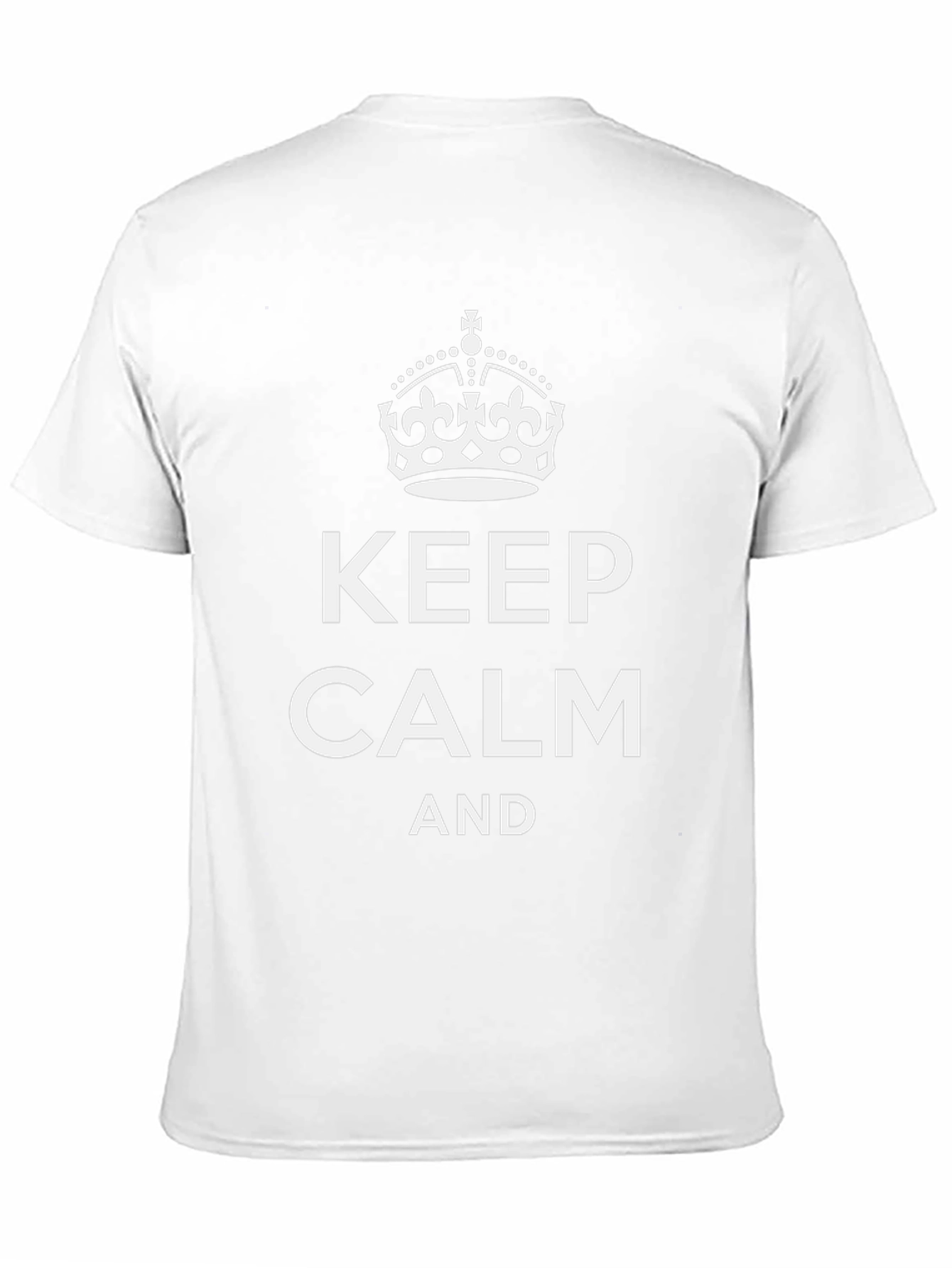 Keep Calm Graphic Tee - Classic Black T-Shirt