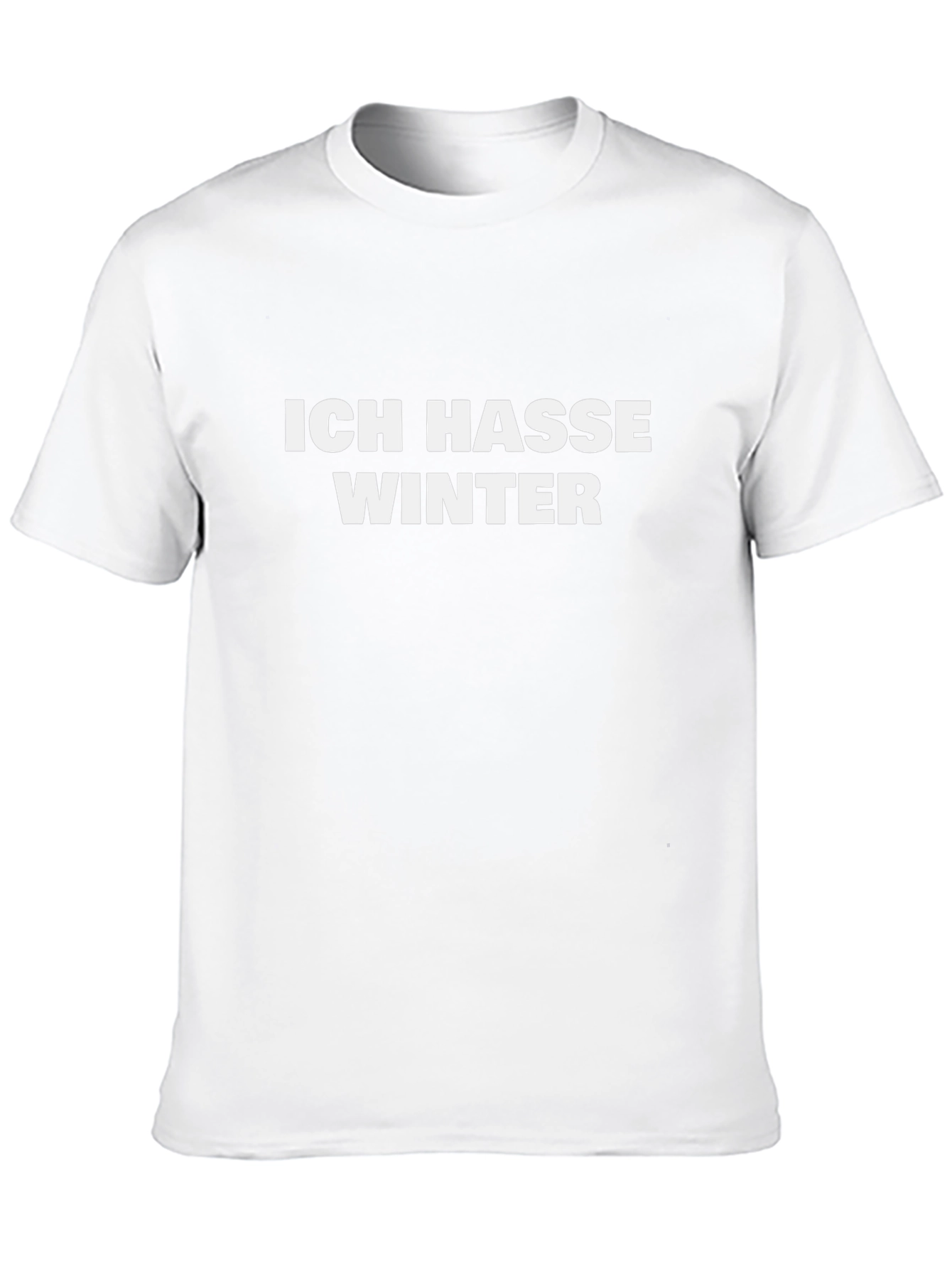 Ich Hasse Winter Black T-Shirt