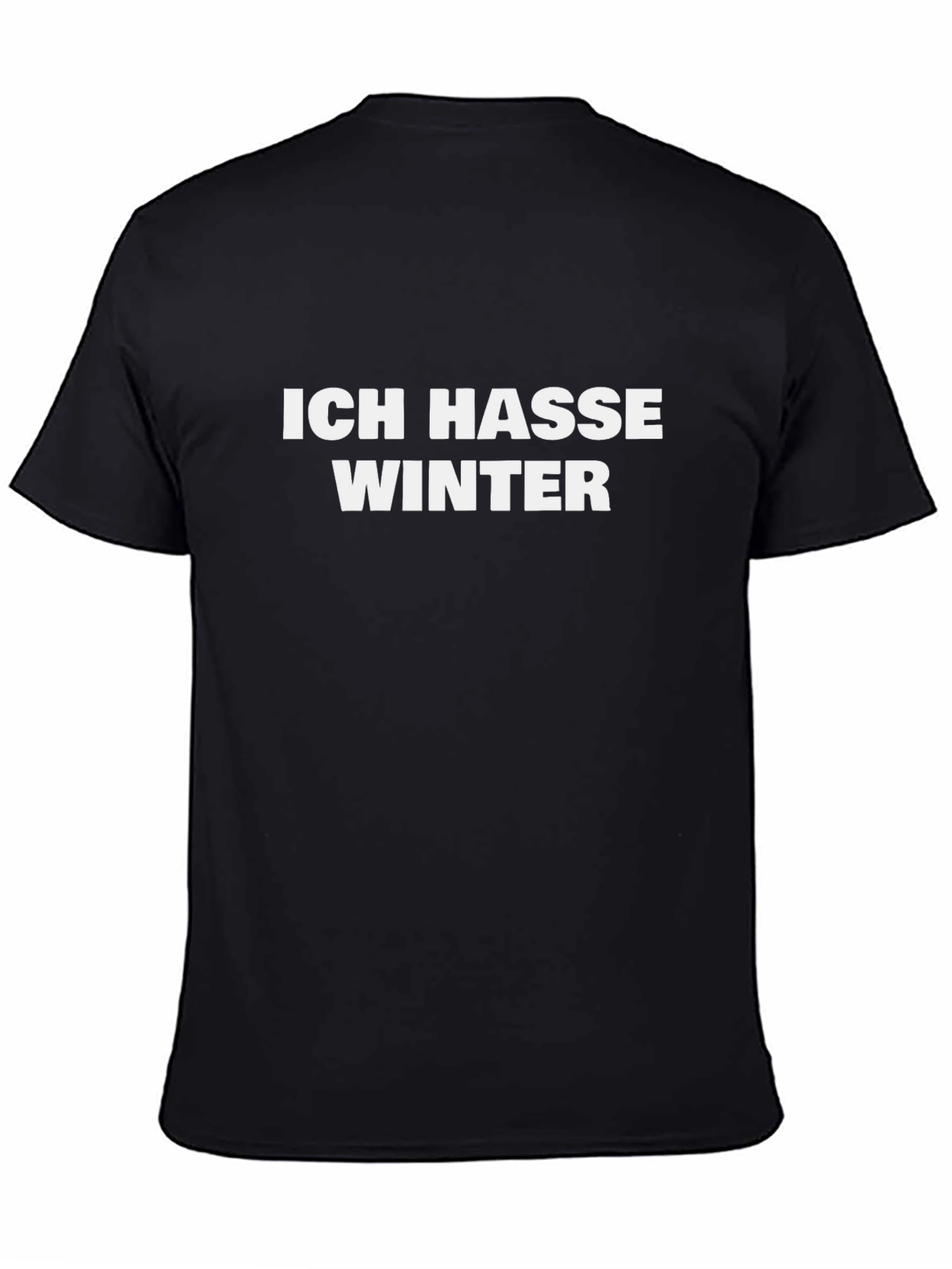 Ich Hasse Winter Black T-Shirt
