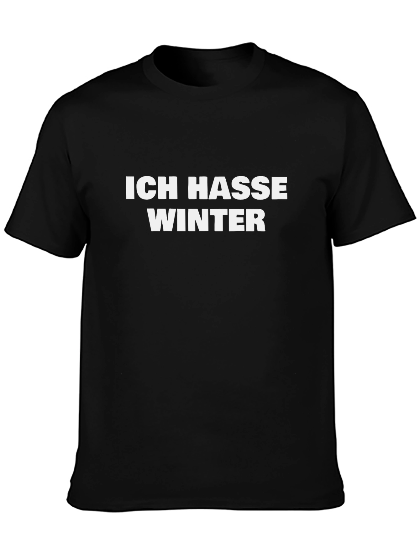 Ich Hasse Winter Black T-Shirt