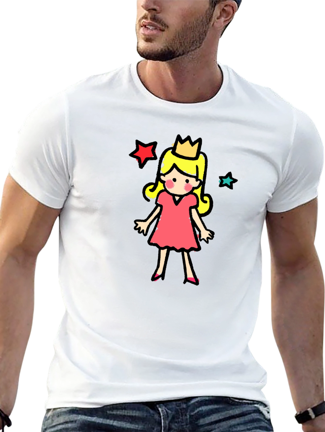 Princess Graphic Print T-Shirt
