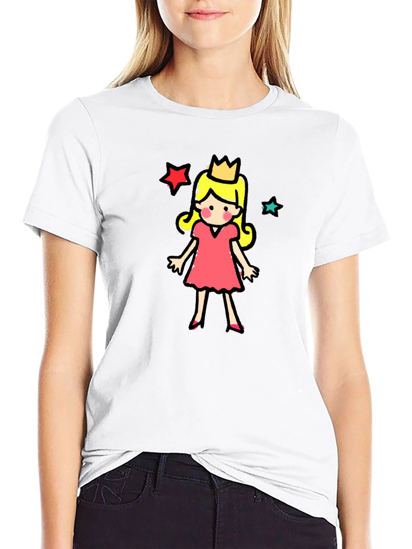 Princess Graphic Print T-Shirt