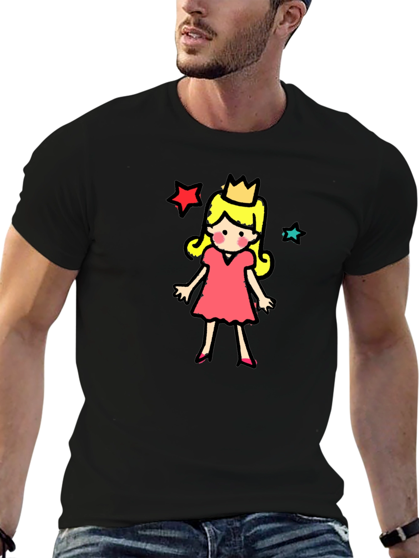 Princess Graphic Print T-Shirt
