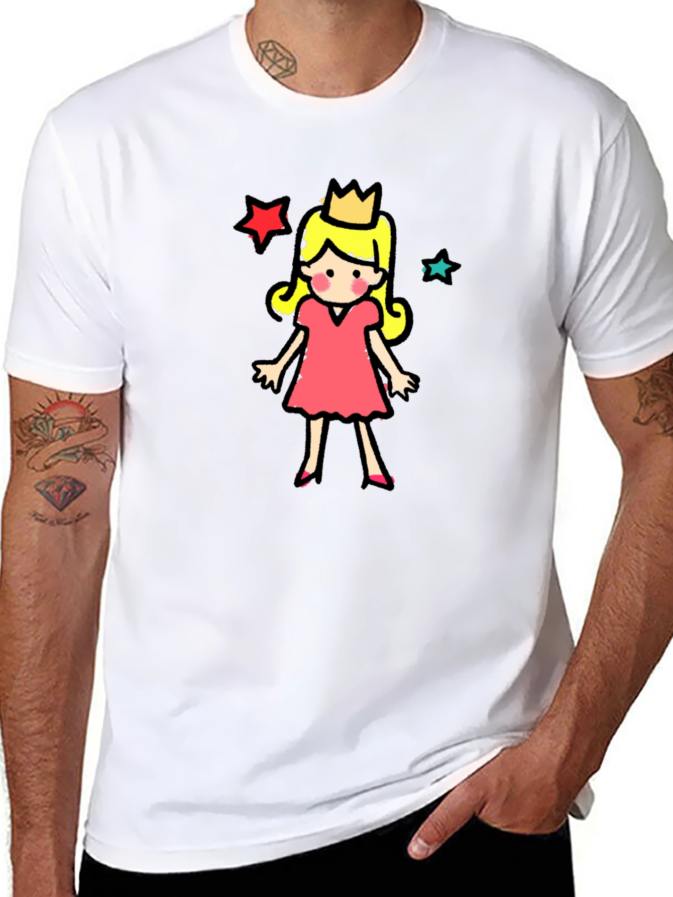 Princess Graphic Print T-Shirt