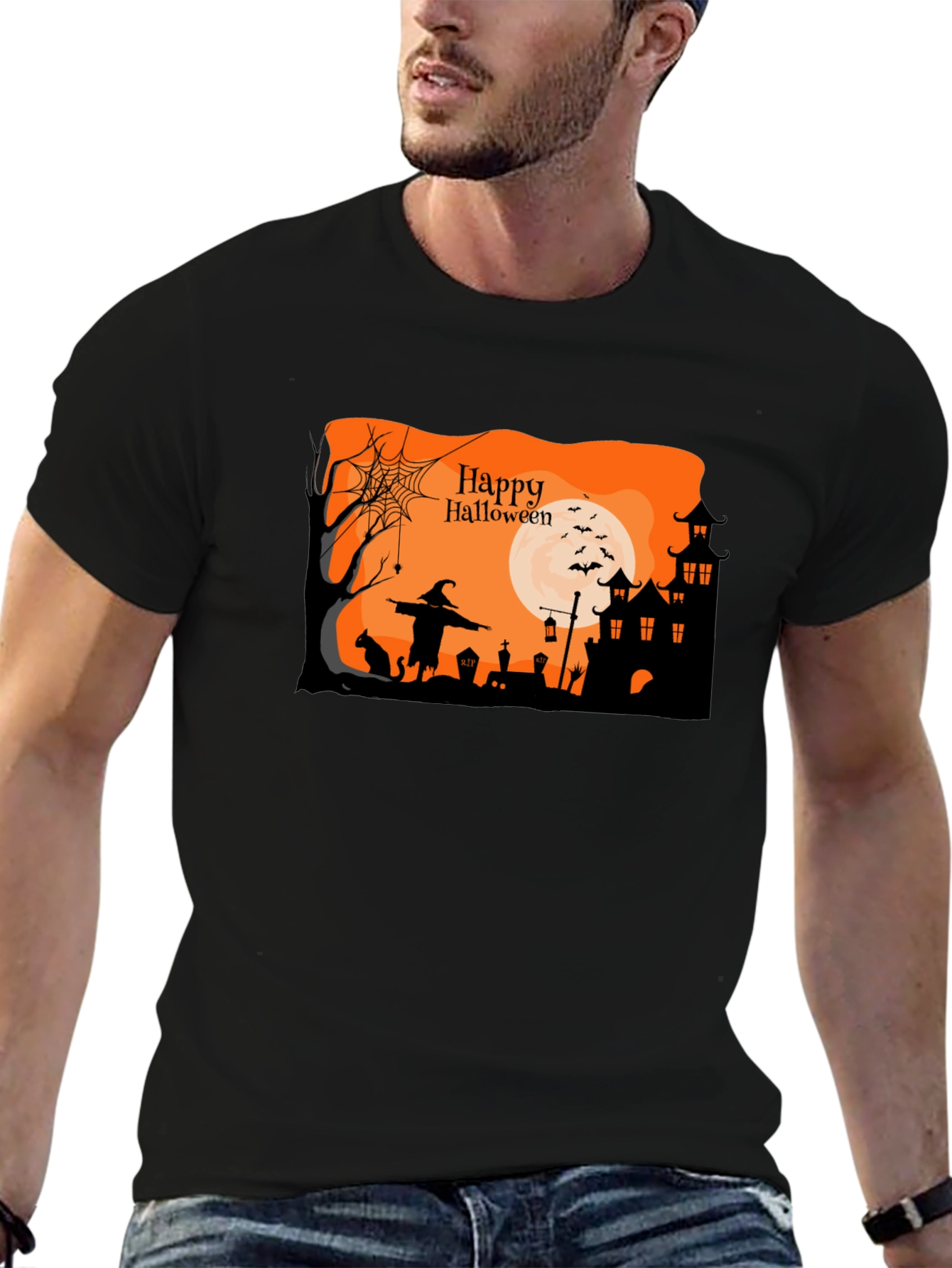 Happy Halloween Graphic T-Shirt