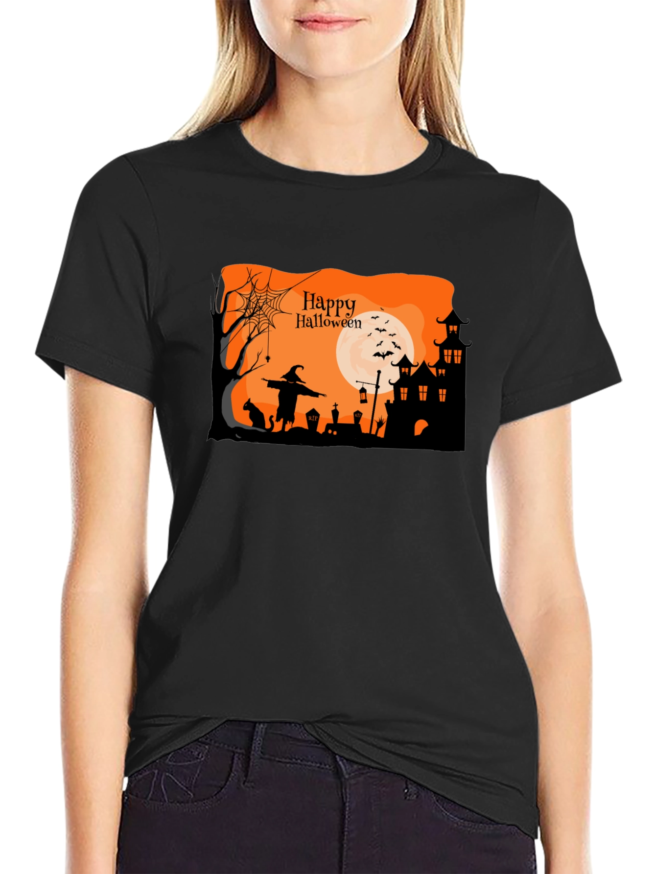 Happy Halloween Graphic T-Shirt