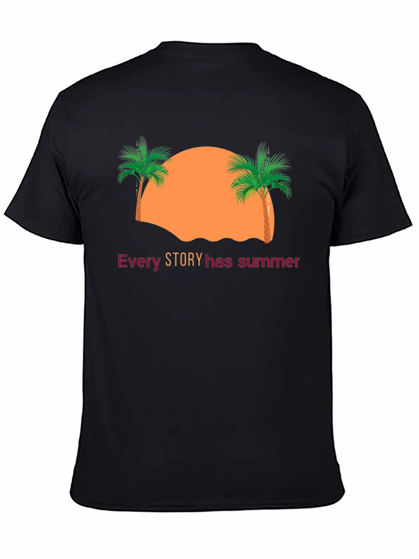Every Story has Summer Graphic Tee - Black