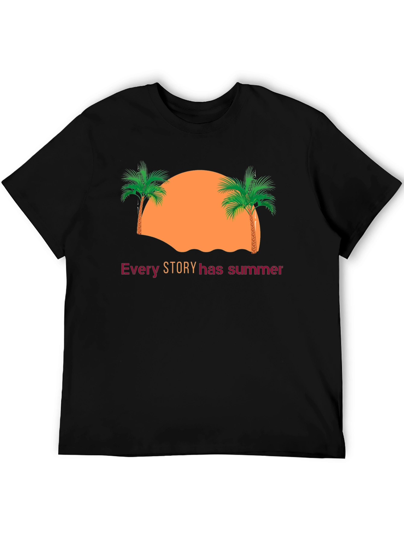 Every Story has Summer Graphic Tee - Black