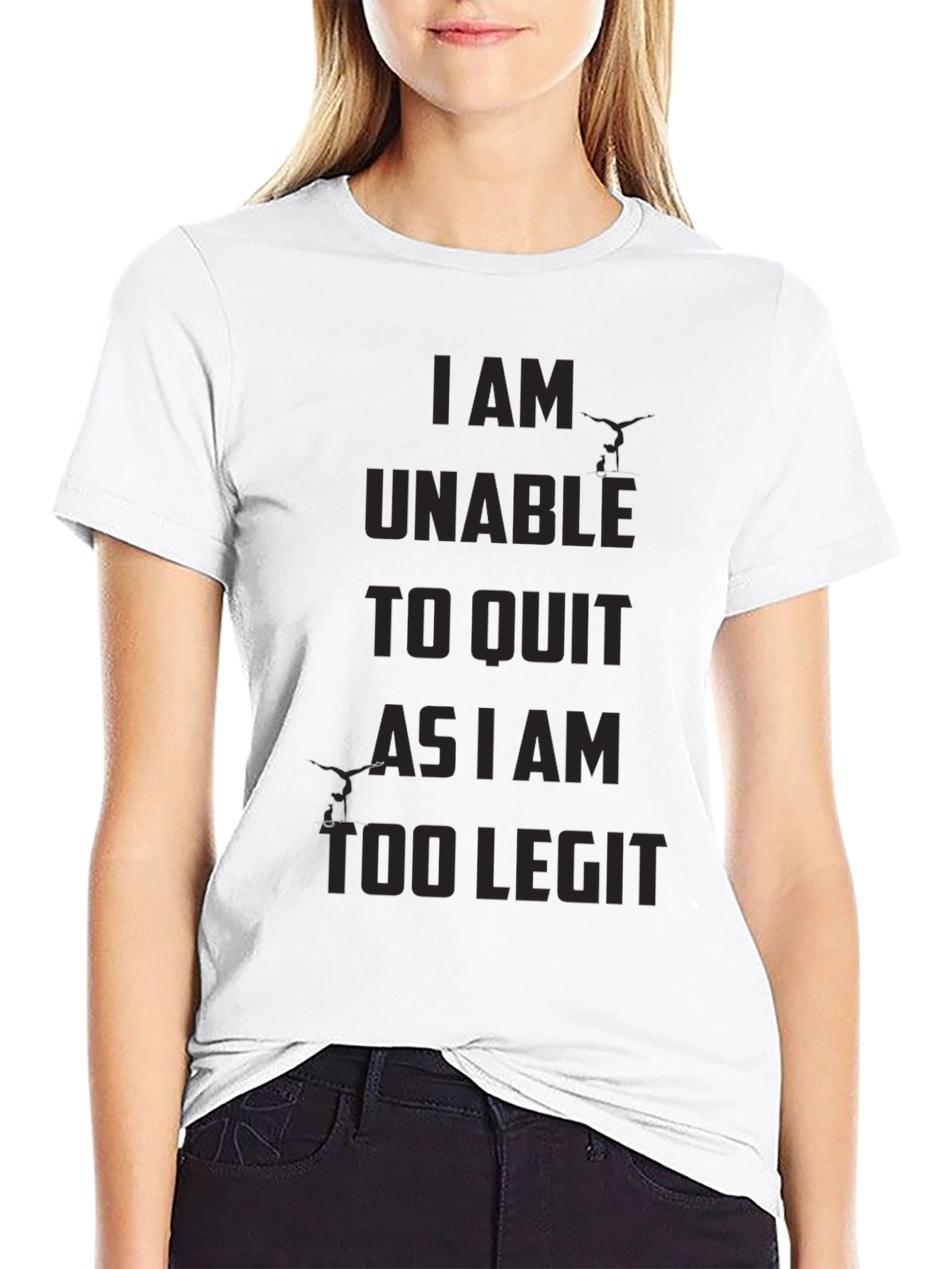 I am Unable To Quit Funny Black T-Shirt