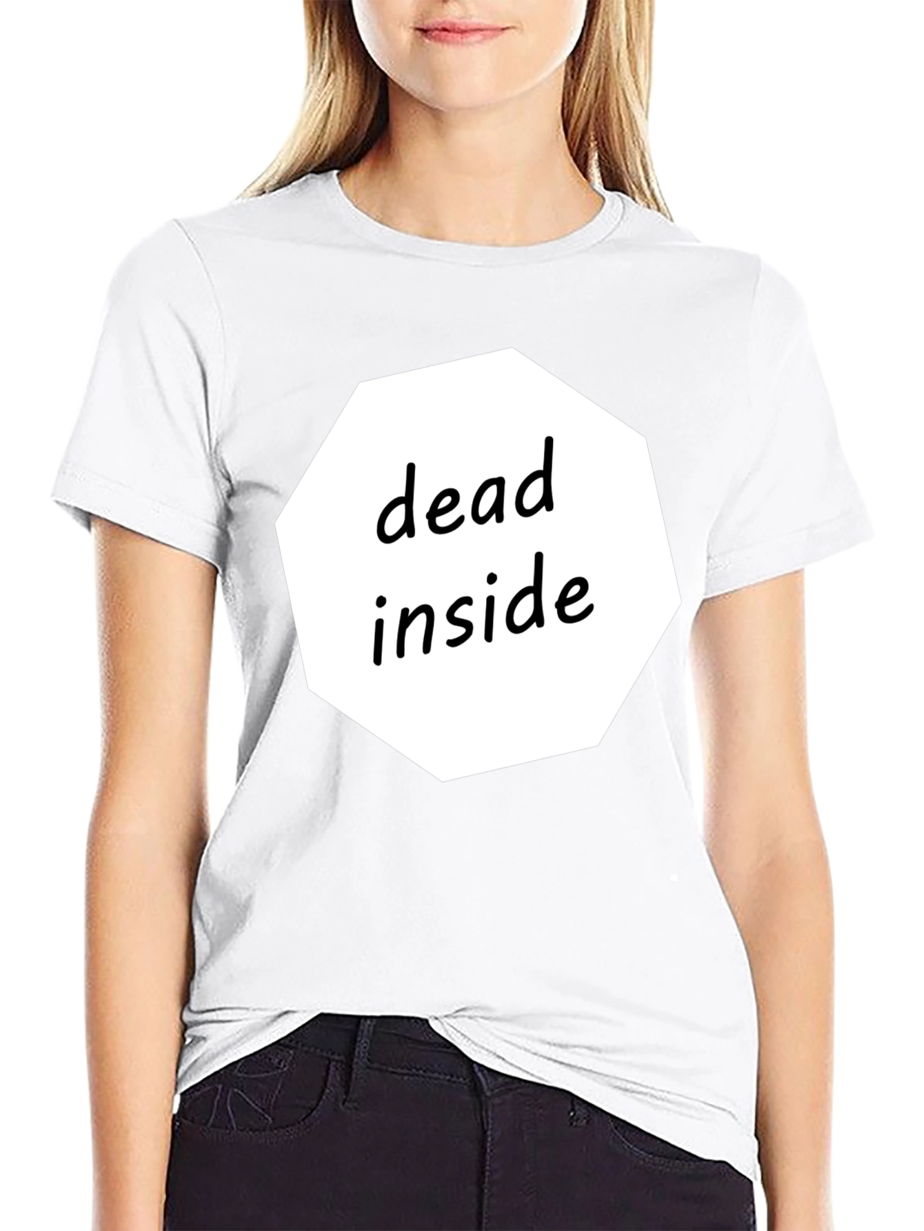 Dead Inside Graphic Tee - Black T-Shirt