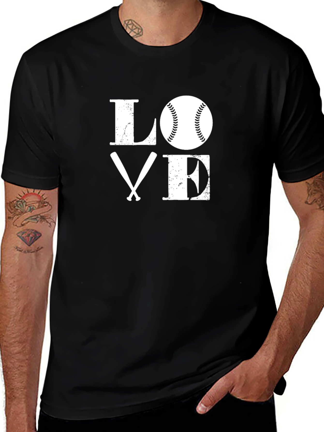 Baseball LOVE T-Shirt - Sporty Graphic Tee