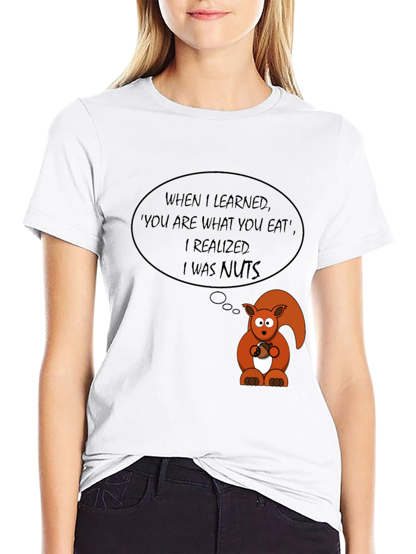 Funny Squirrel Nuts T-Shirt - Sarcastic Humor Tee