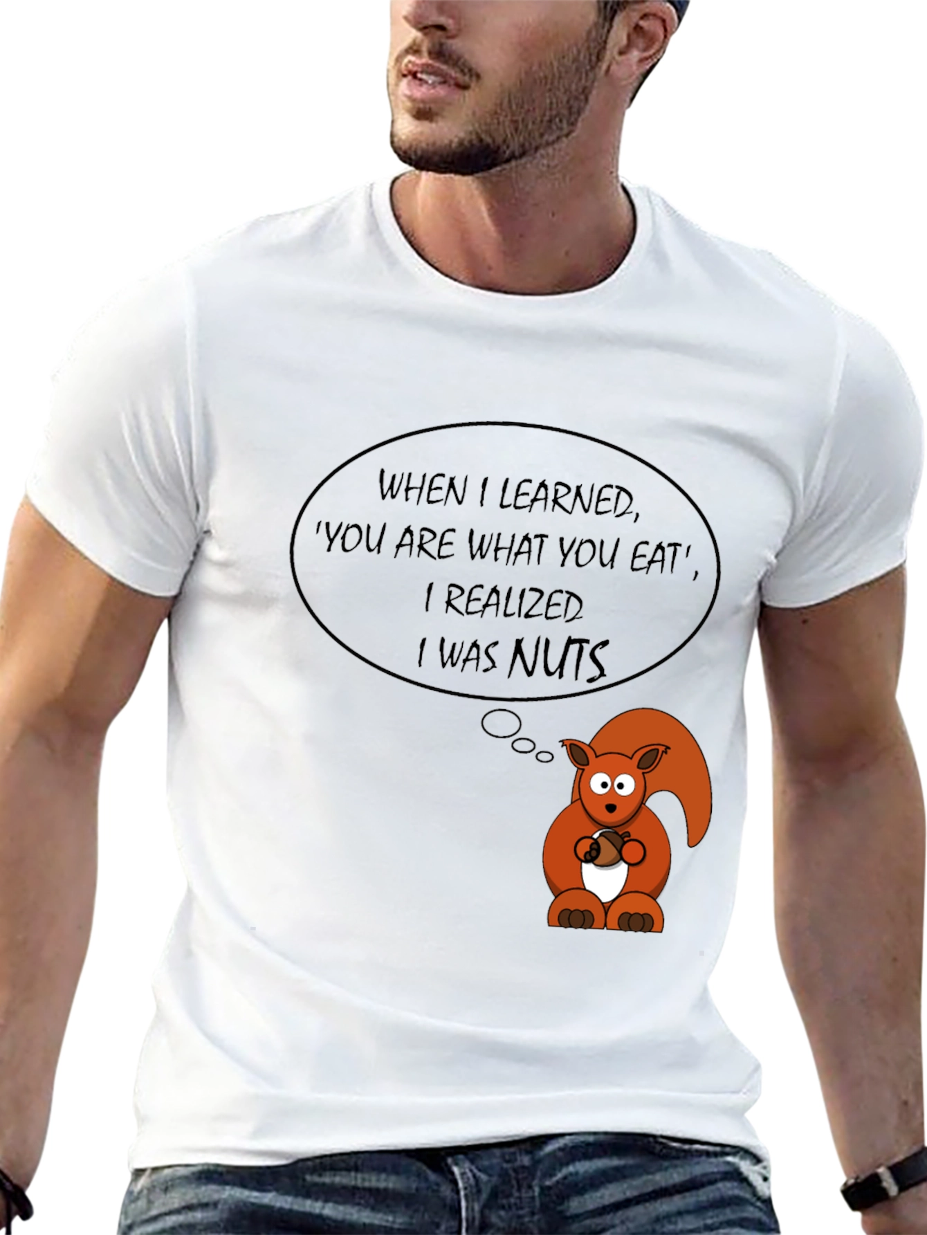 Funny Squirrel Nuts T-Shirt - Sarcastic Humor Tee