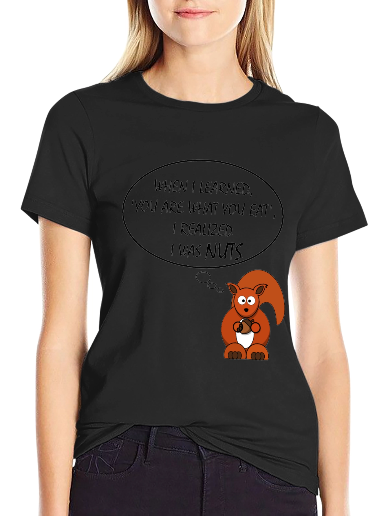 Funny Squirrel Nuts T-Shirt - Sarcastic Humor Tee