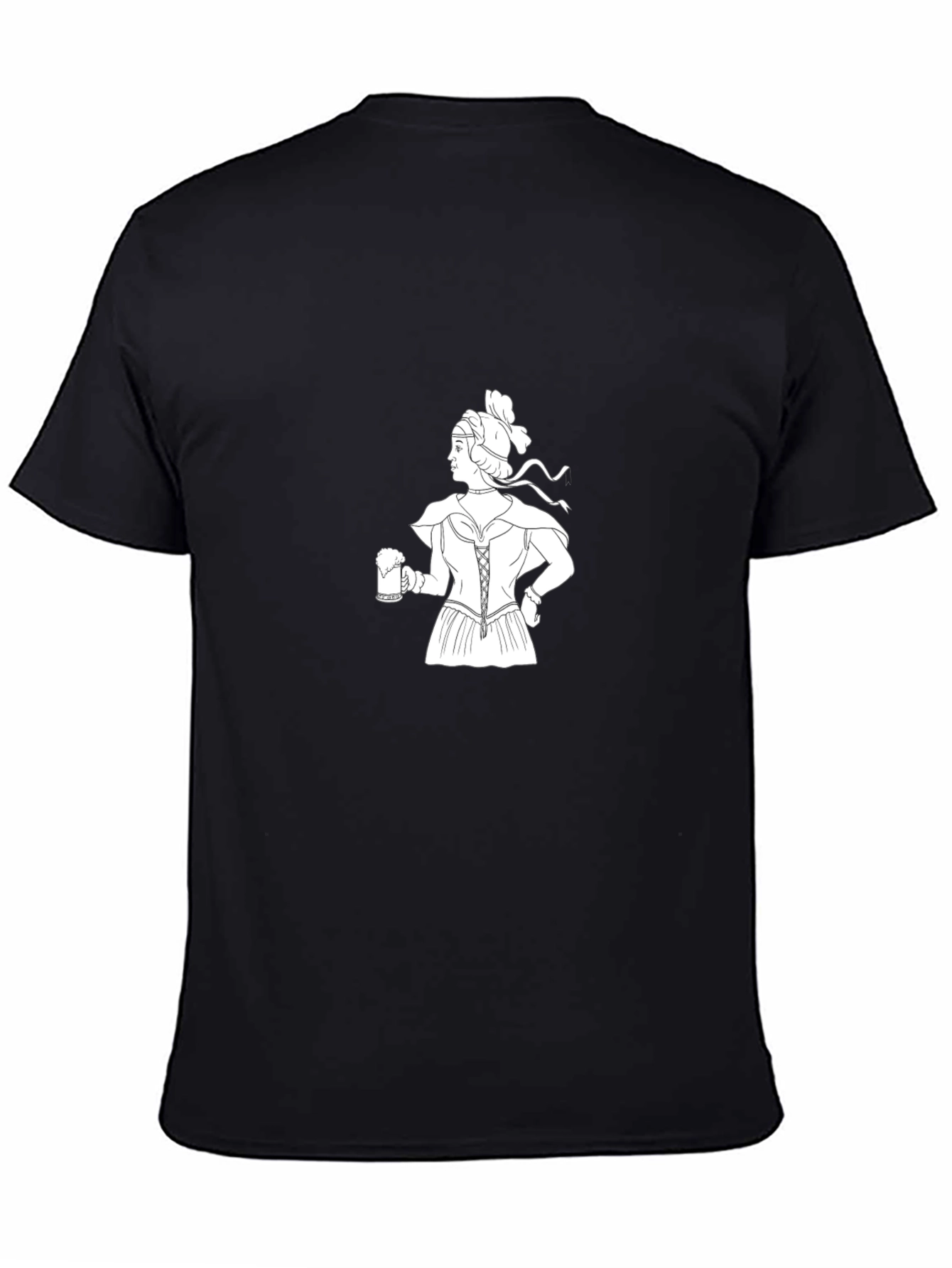 Oktoberfest Maiden Black T-Shirt