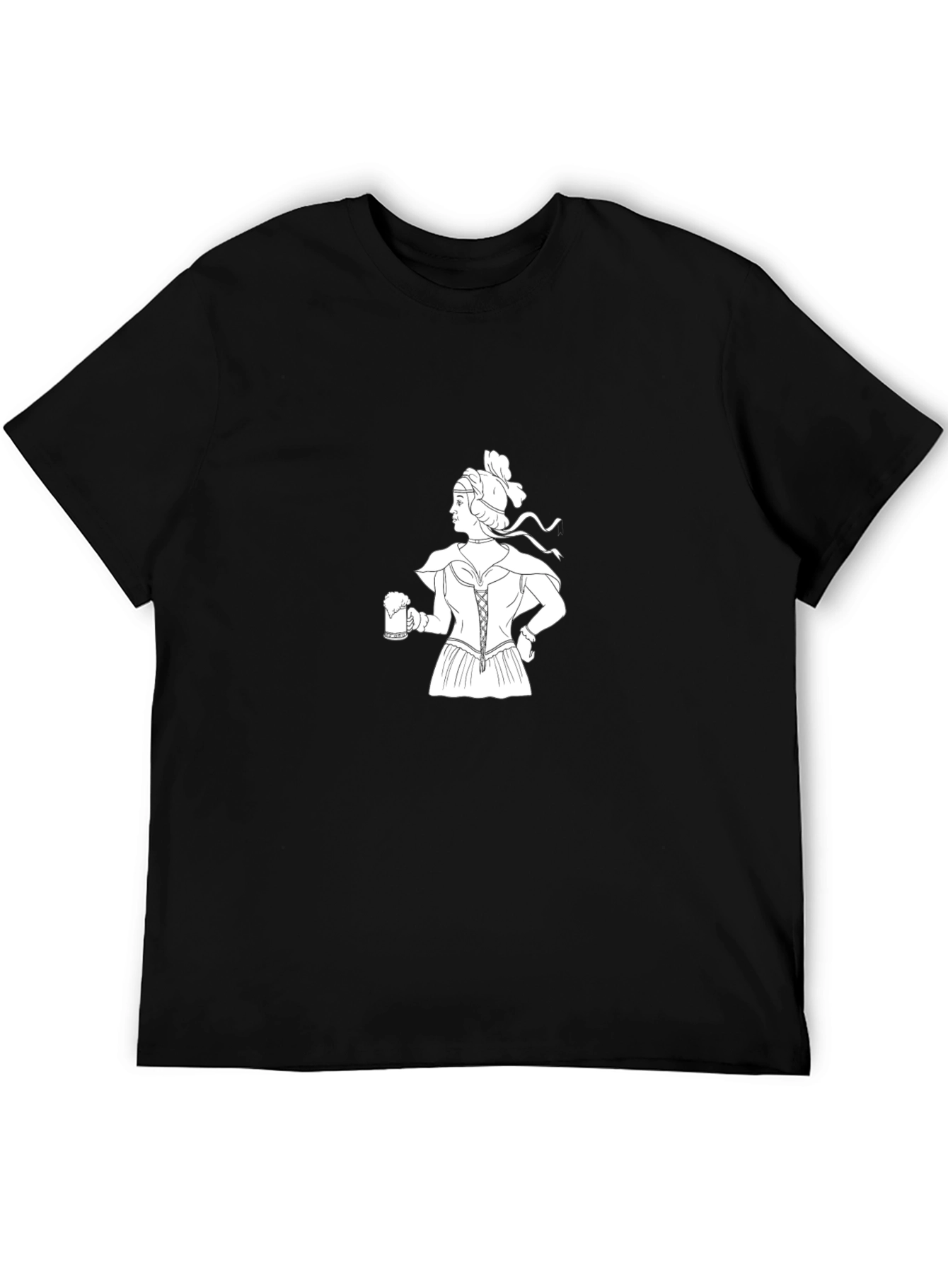 Oktoberfest Maiden Black T-Shirt