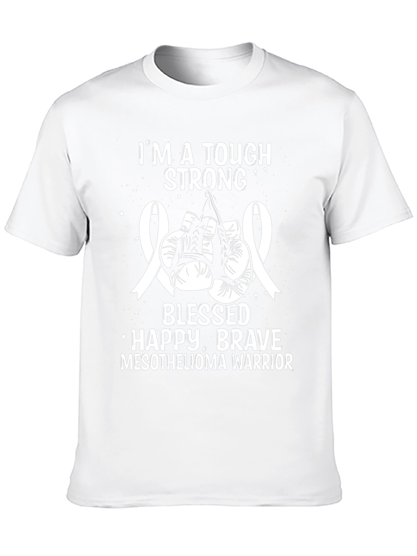 Tough Mesothelioma Warrior Graphic Tee