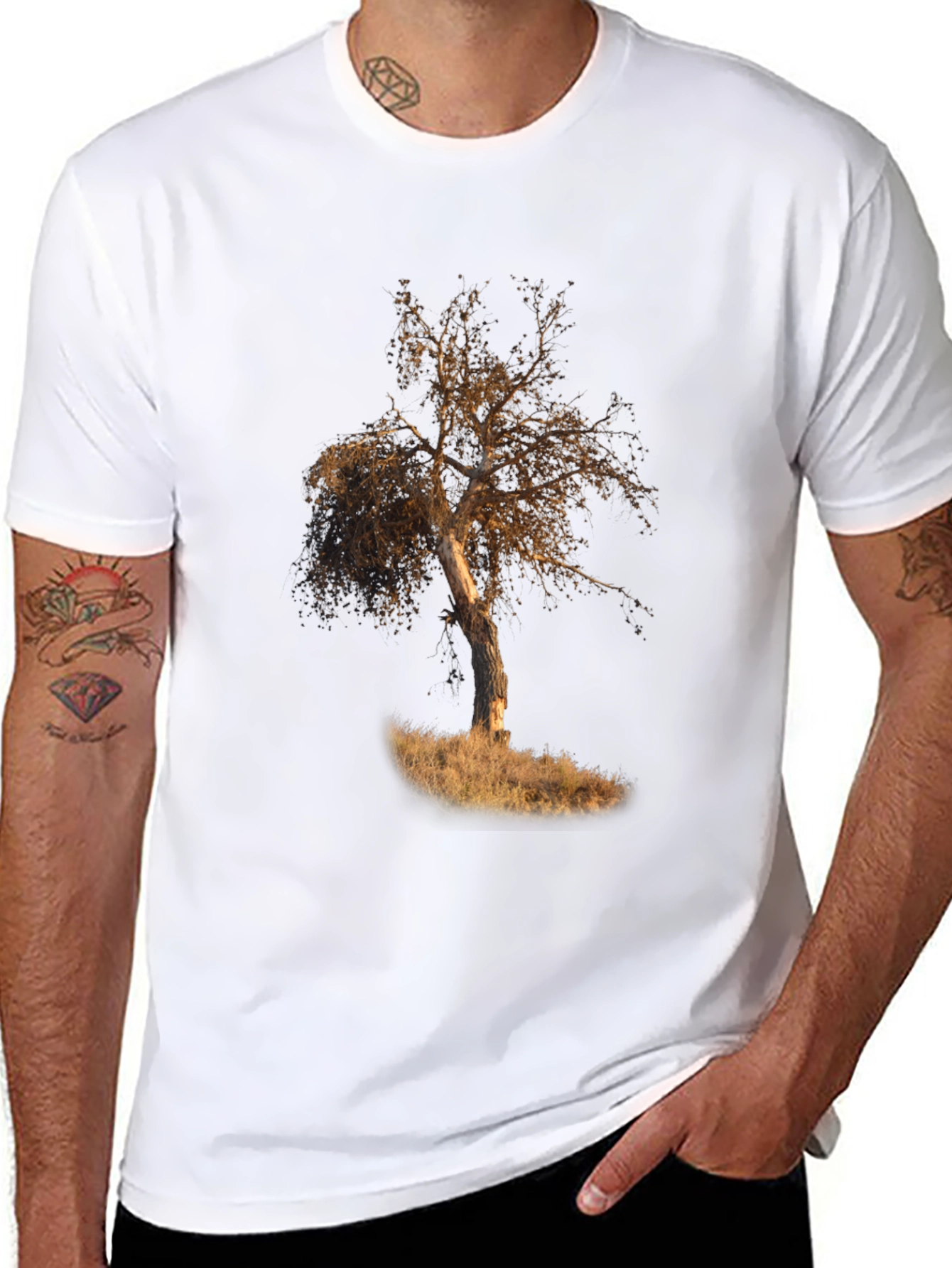 Ethereal Tree Graphic Tee - Unique Nature Design