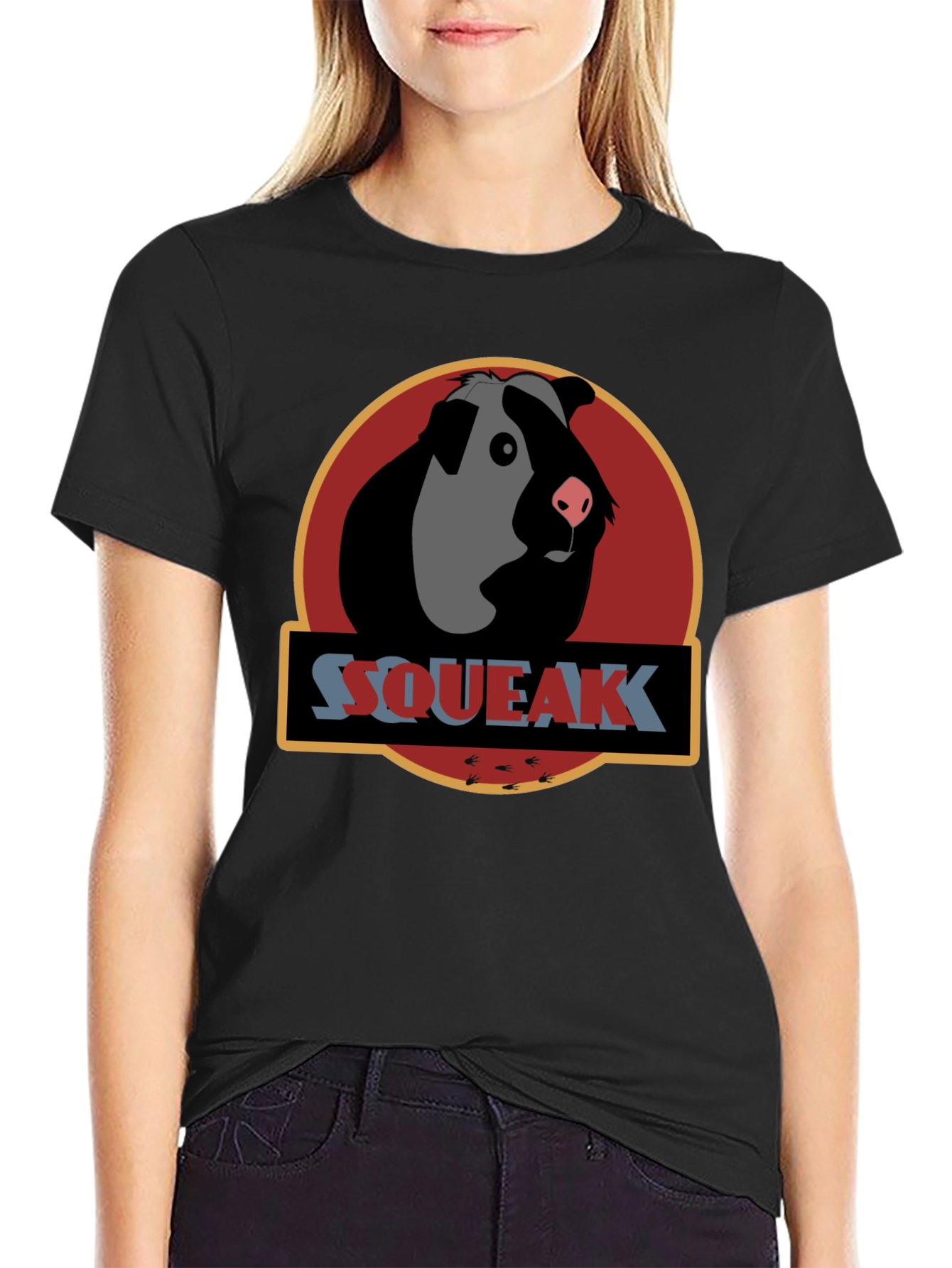 Squeak! Guinea Pig Graphic T-Shirt