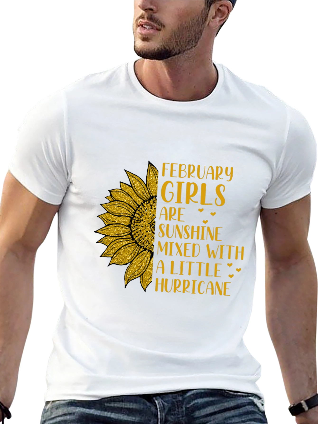 February Girls Sunflower Graphic Tee