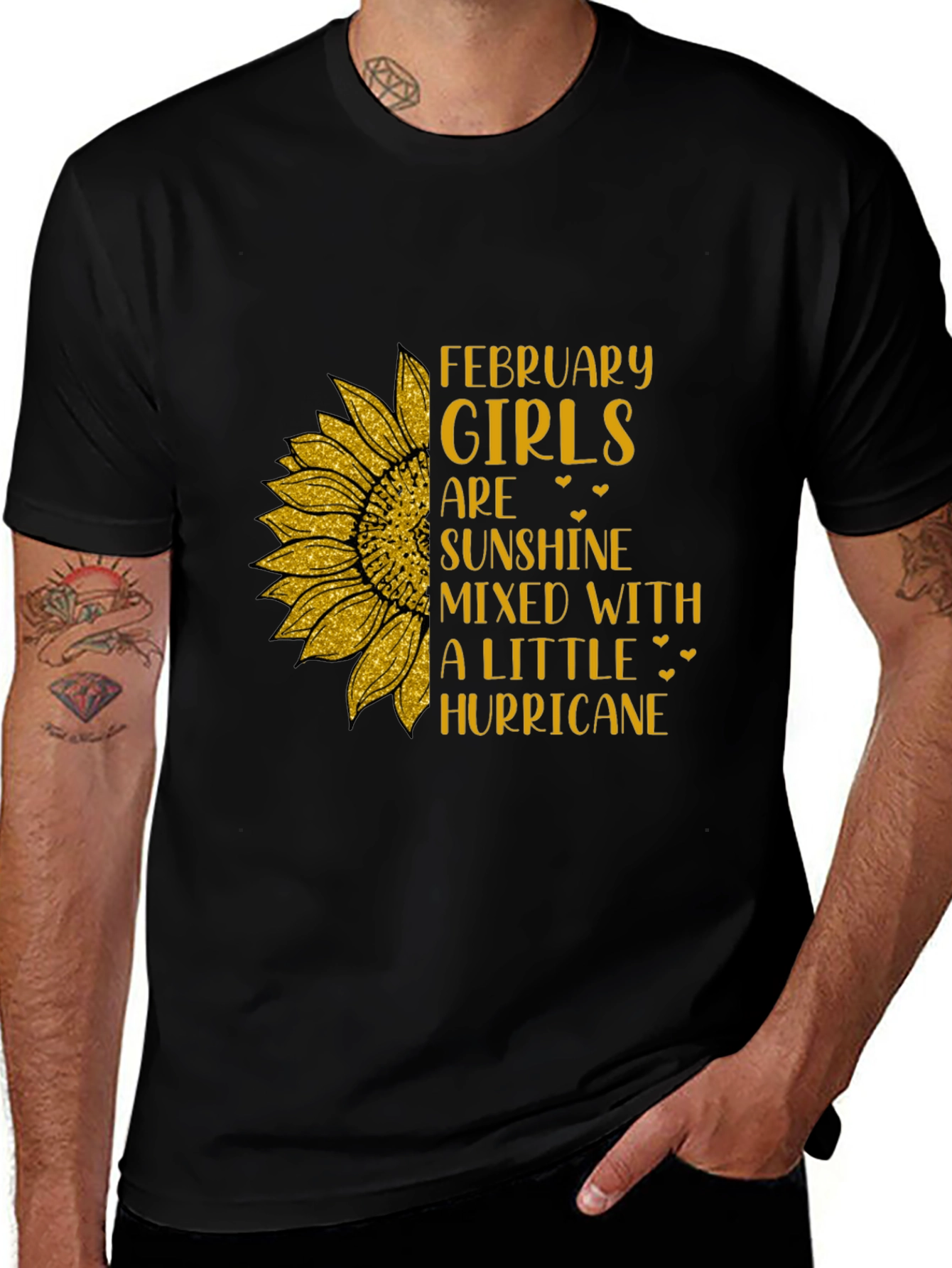 February Girls Sunflower Graphic Tee