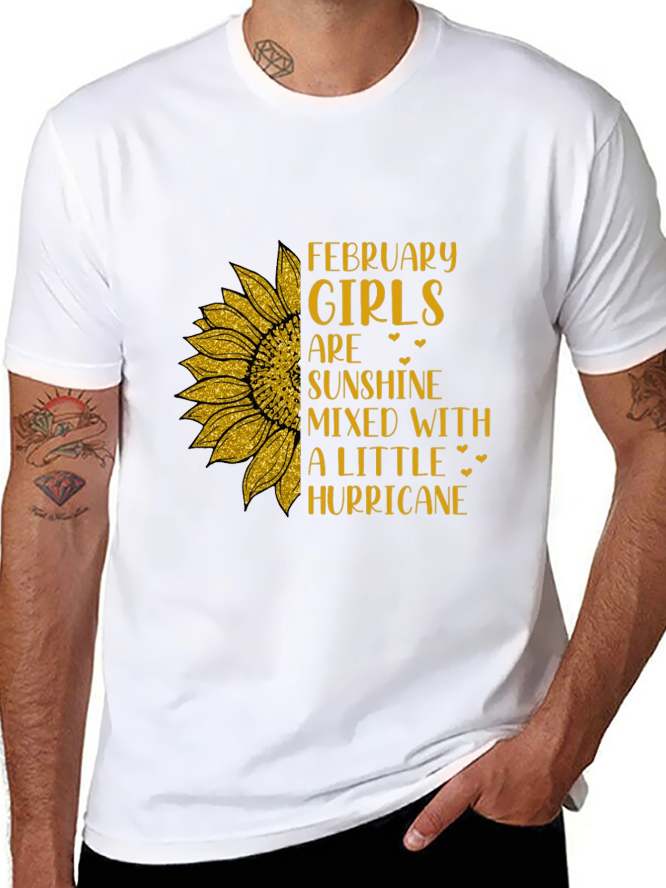 February Girls Sunflower Graphic Tee