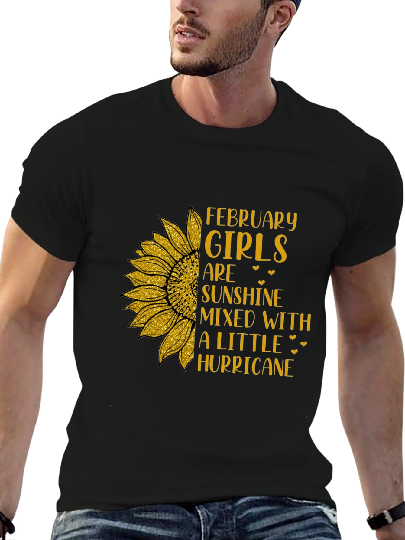 February Girls Sunflower Graphic Tee