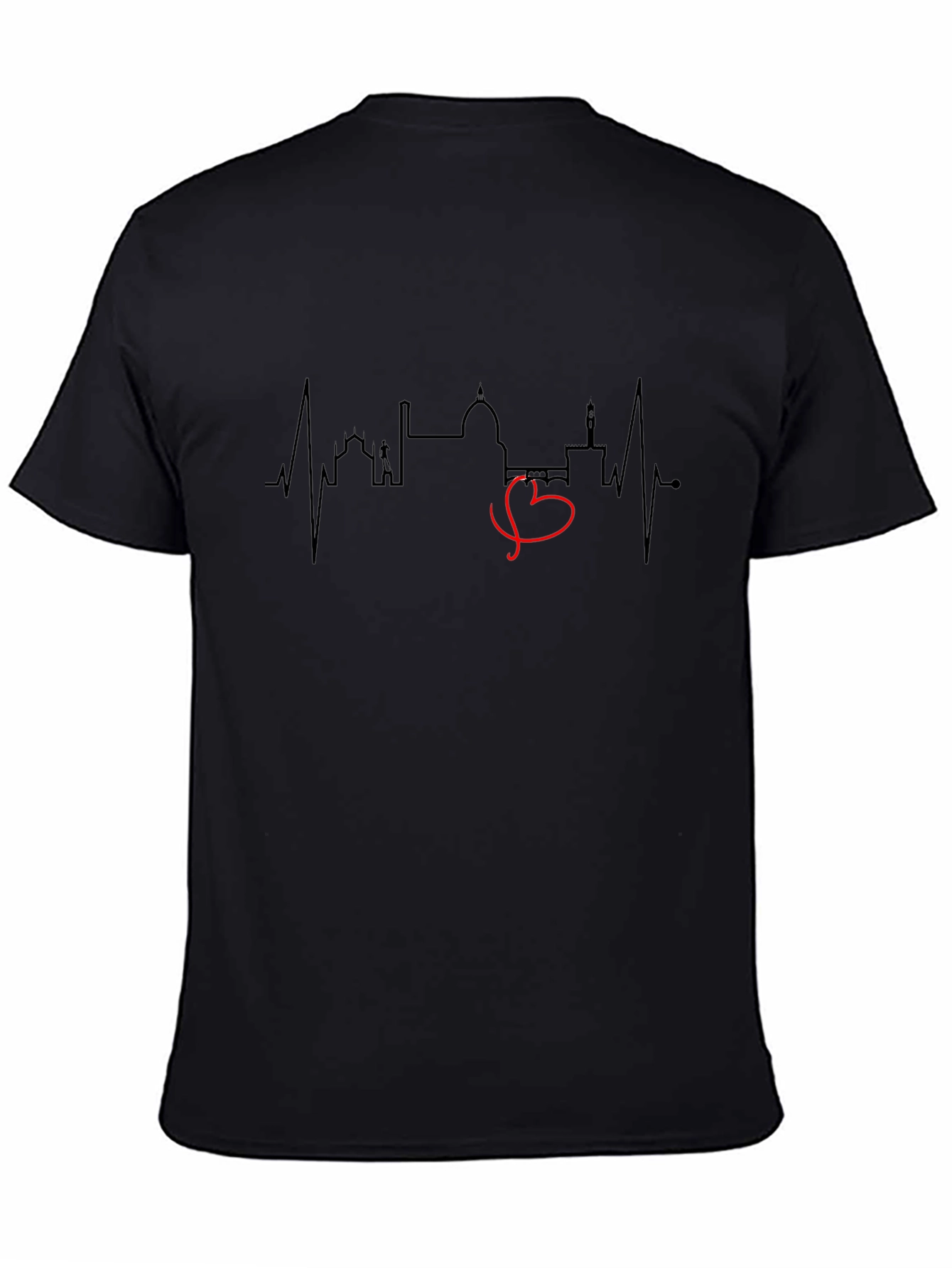 Florence Skyline Heartbeat T-Shirt