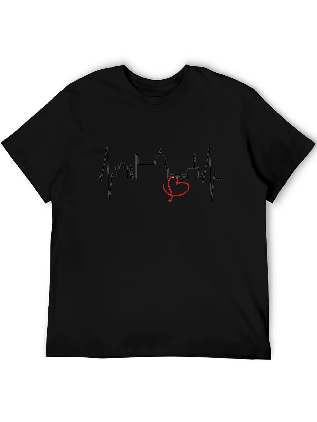 Florence Skyline Heartbeat T-Shirt
