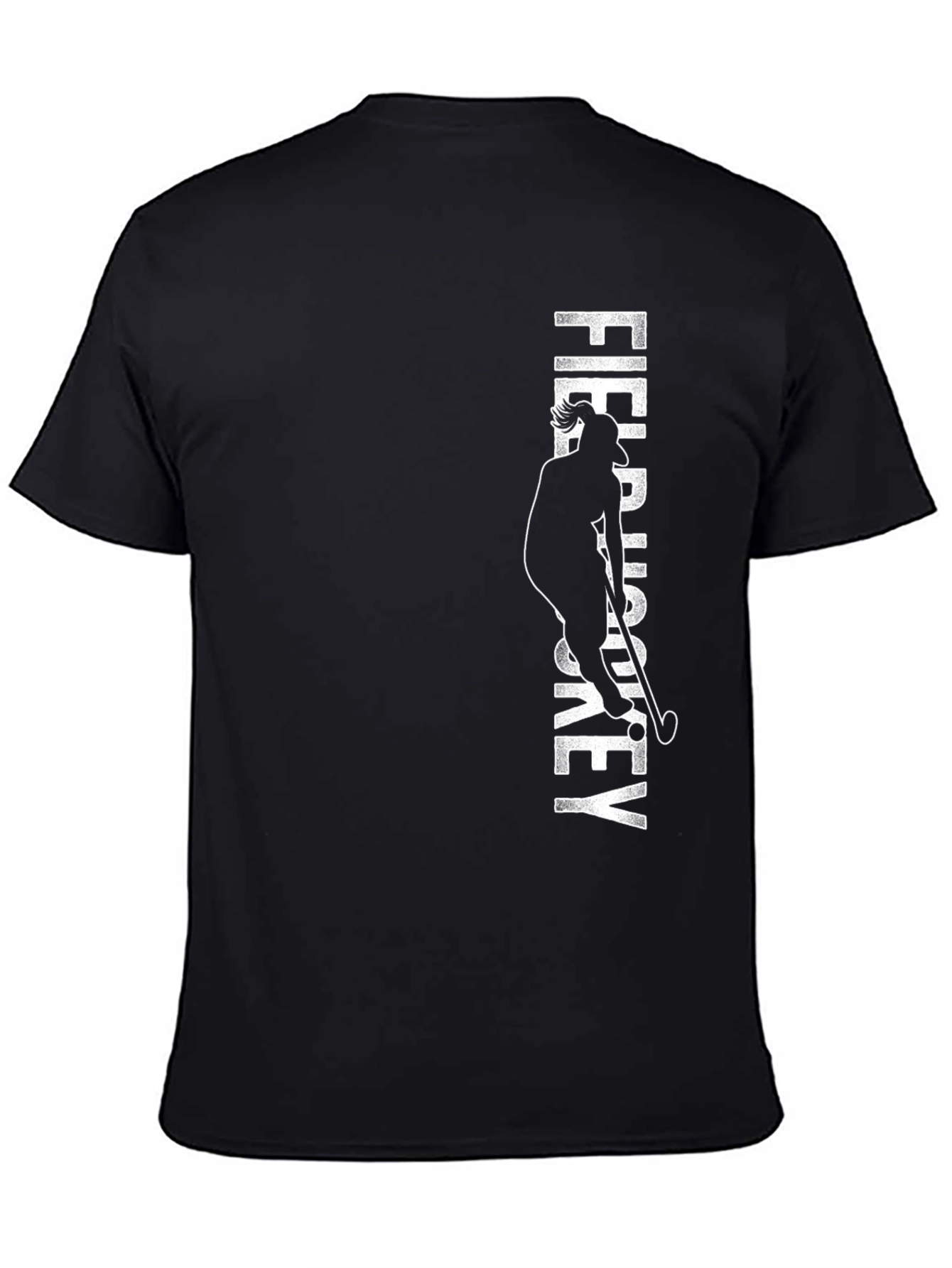 Field Hockey Graphic Tee - Unisex Black T-Shirt