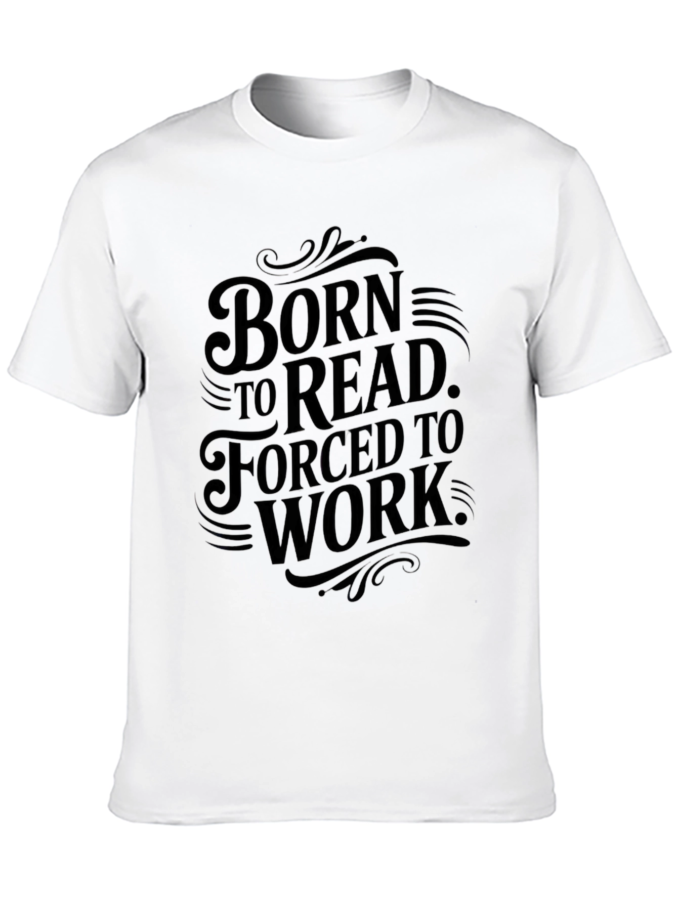 Born to Read T-Shirt - Black Graphic Tee