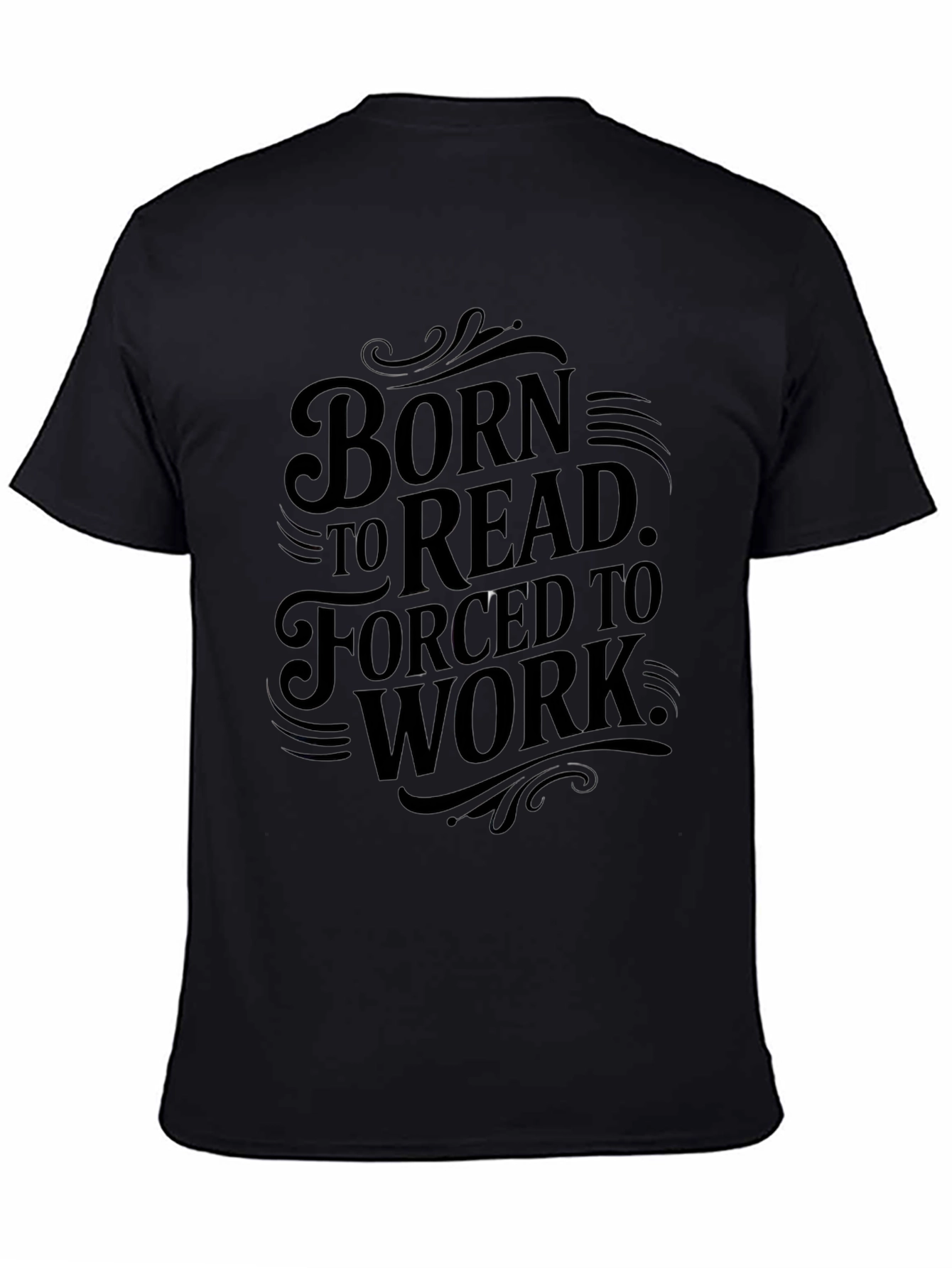 Born to Read T-Shirt - Black Graphic Tee