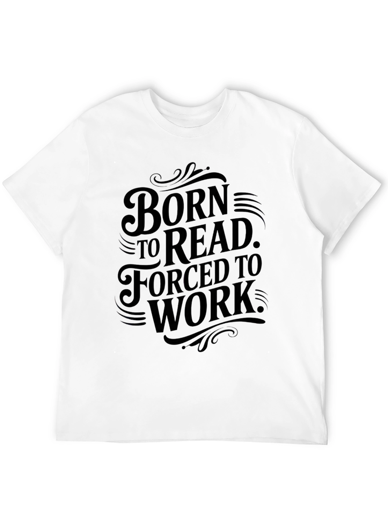 Born to Read T-Shirt - Black Graphic Tee