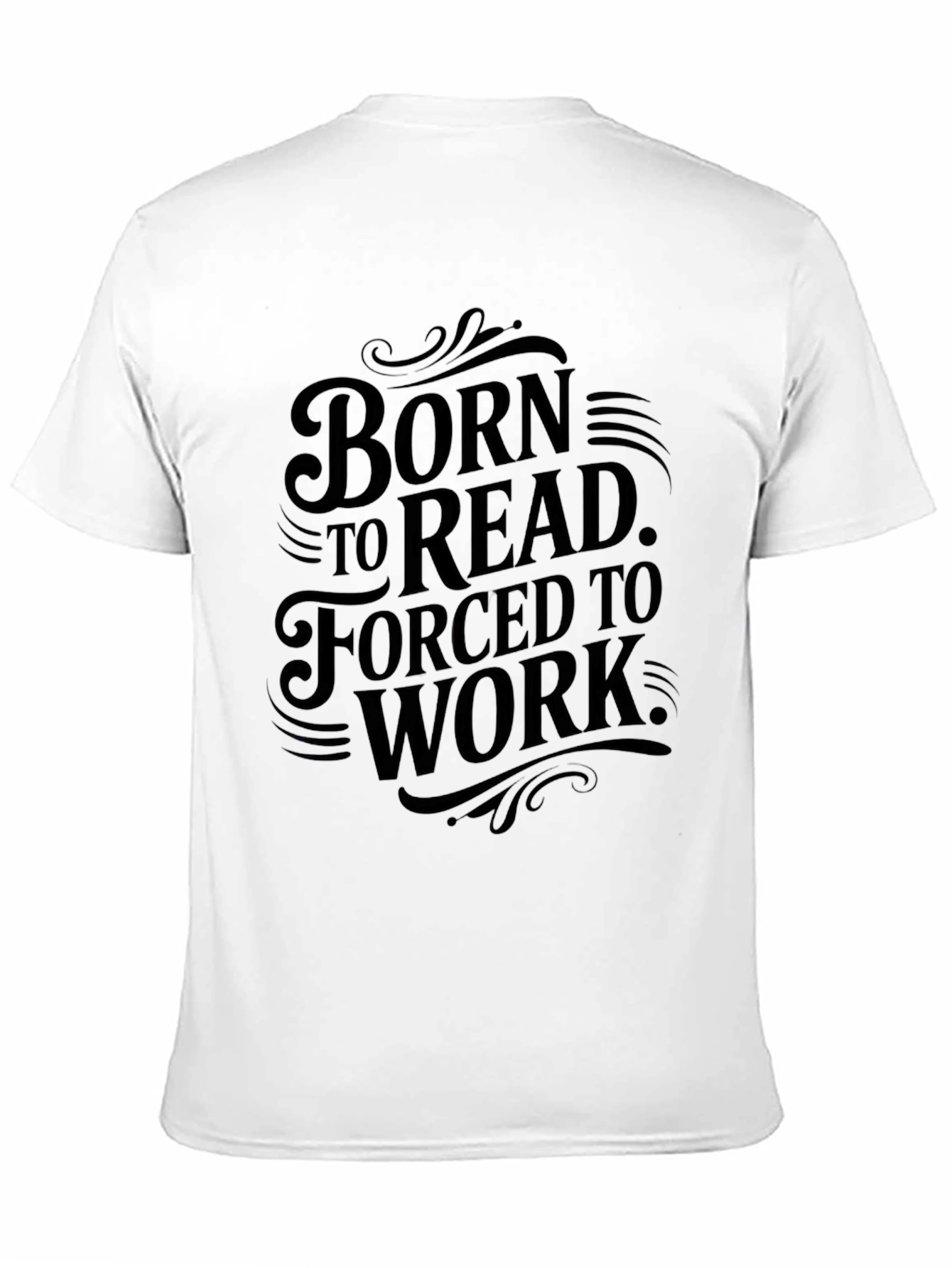 Born to Read T-Shirt - Black Graphic Tee
