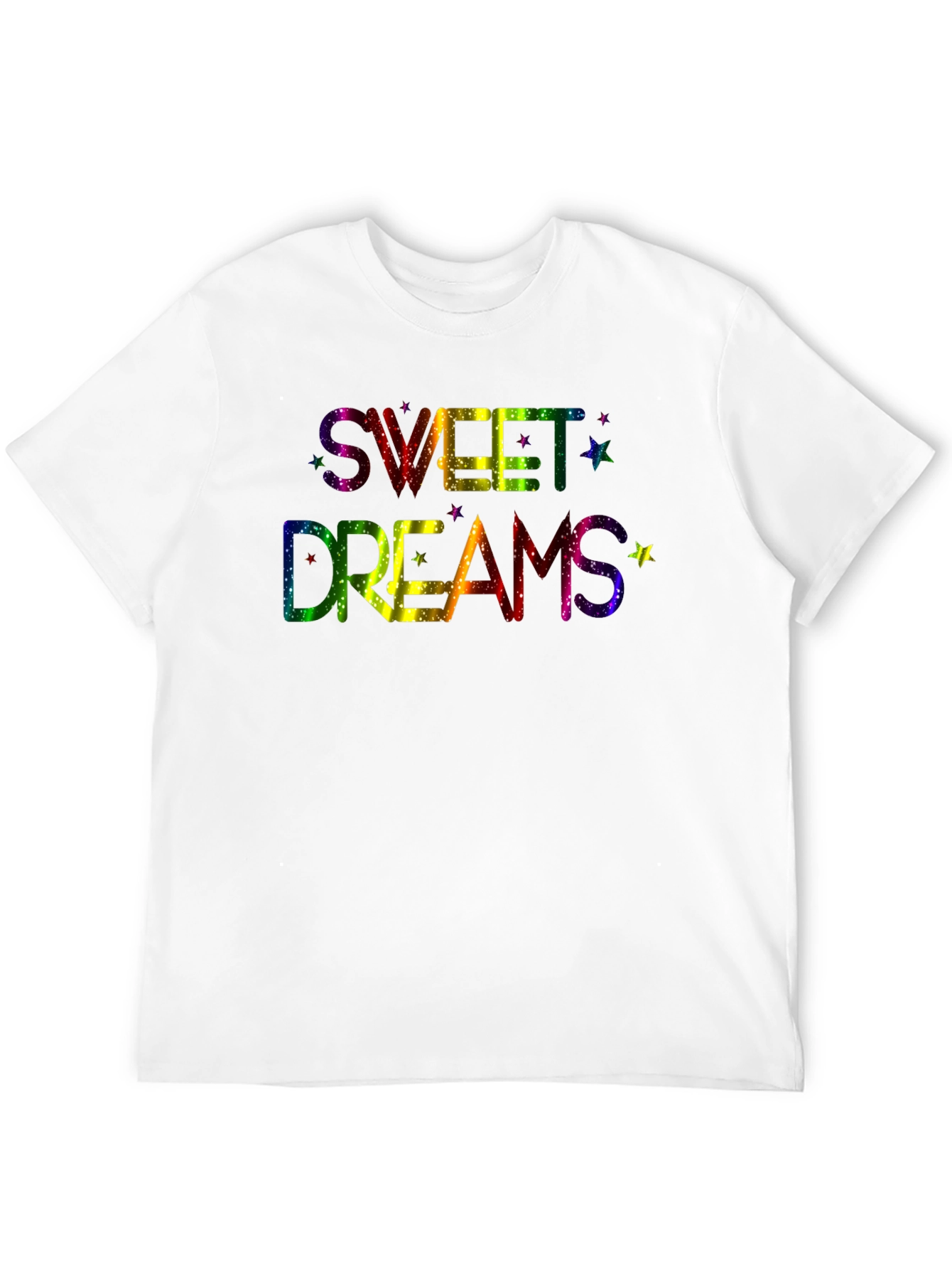 Sweet Dreams Rainbow Graphic Black T-Shirt