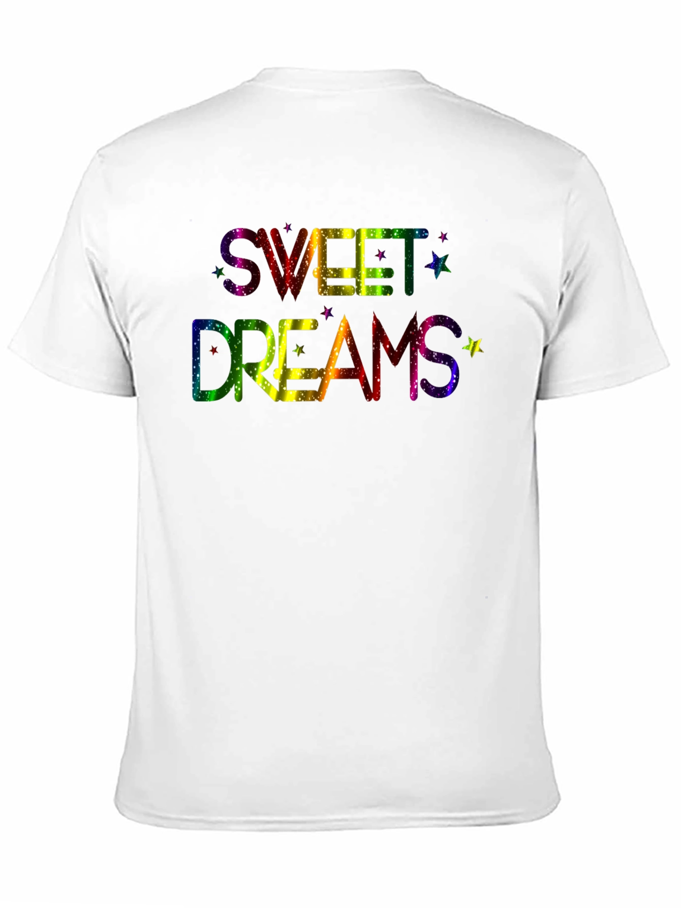 Sweet Dreams Rainbow Graphic Black T-Shirt