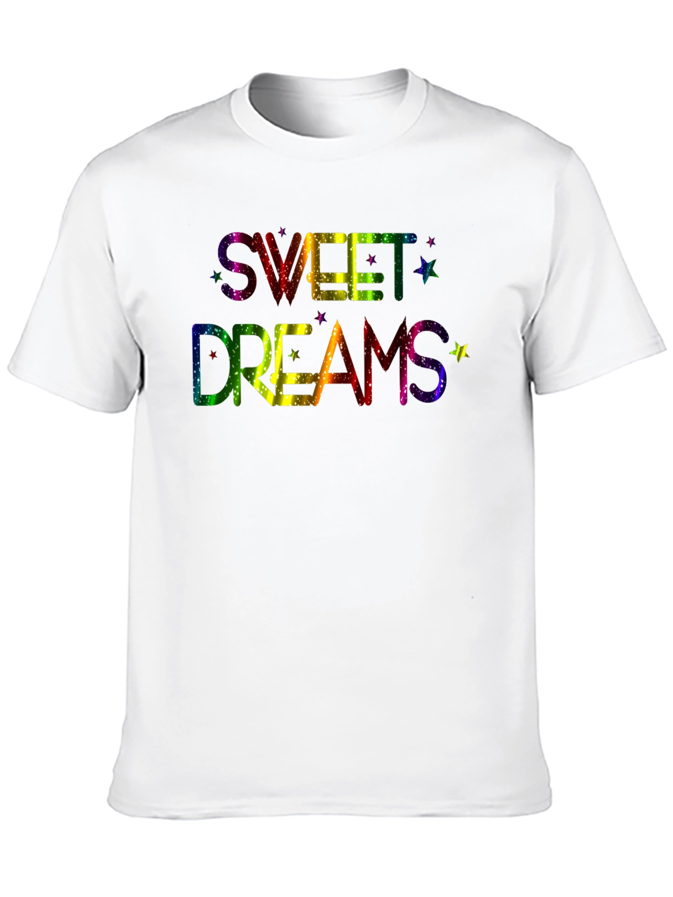 Sweet Dreams Rainbow Graphic Black T-Shirt