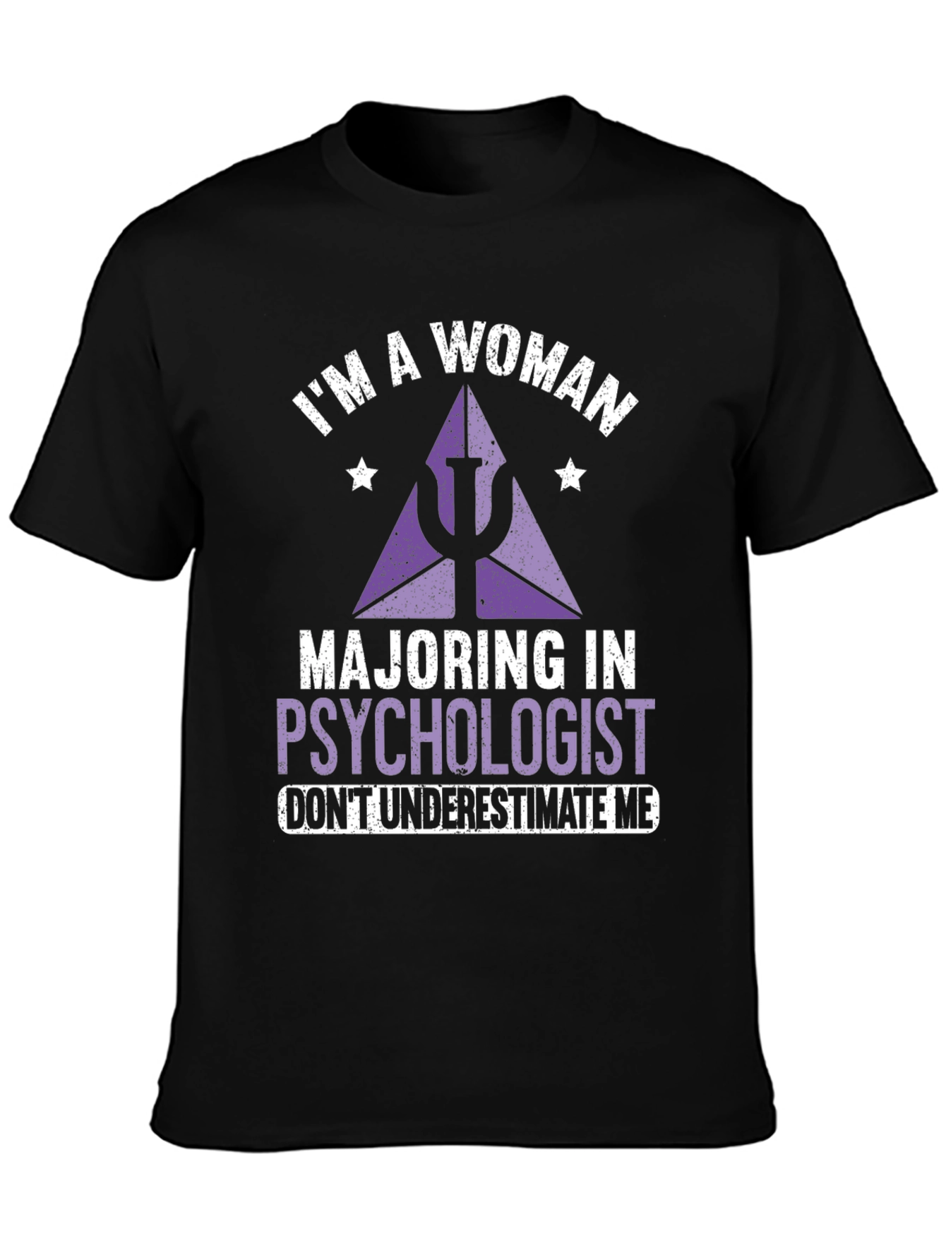 Im A Woman Majoring in Psychologist T-Shirt