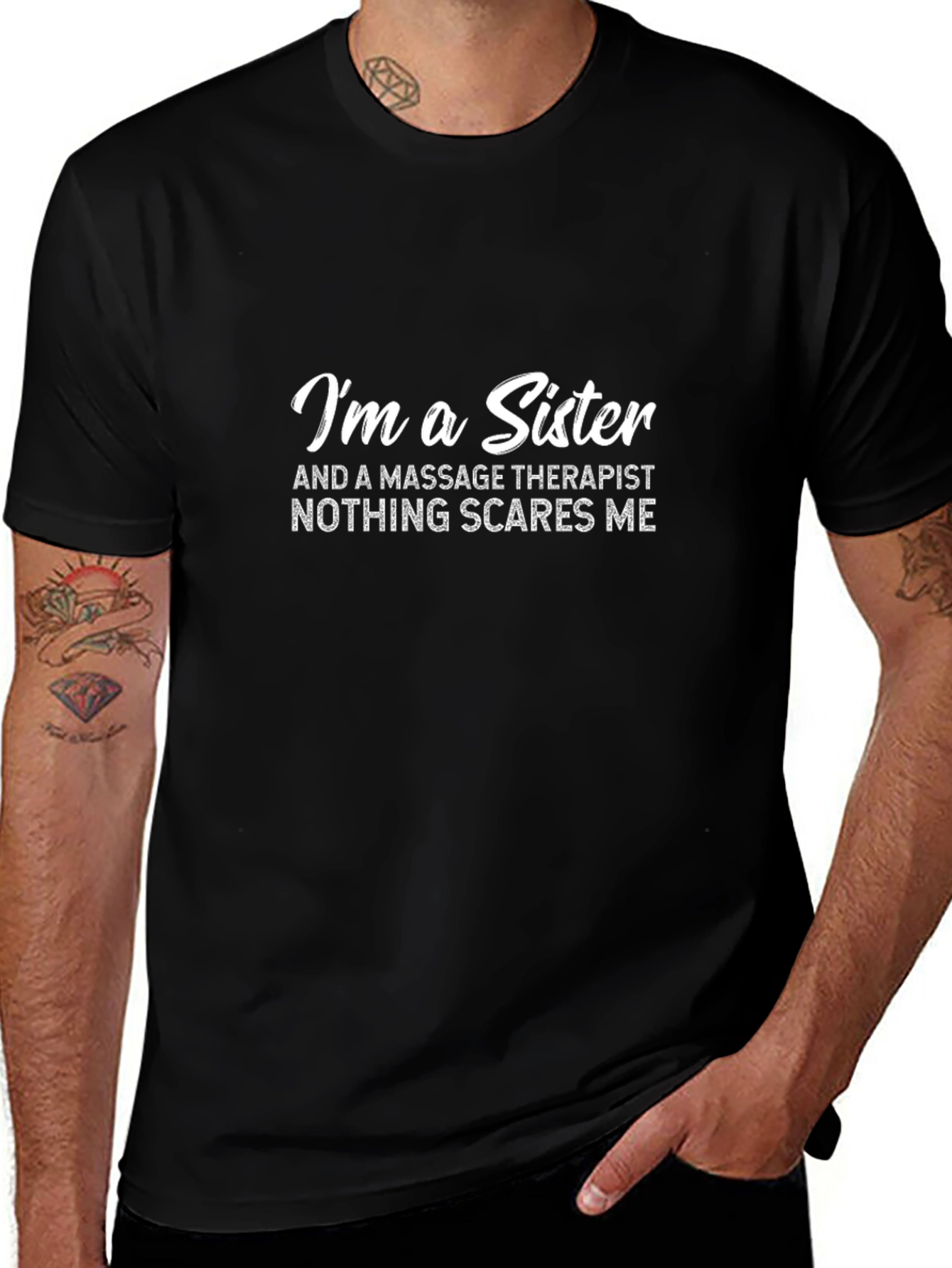 Sister & Massage Therapist T-Shirt