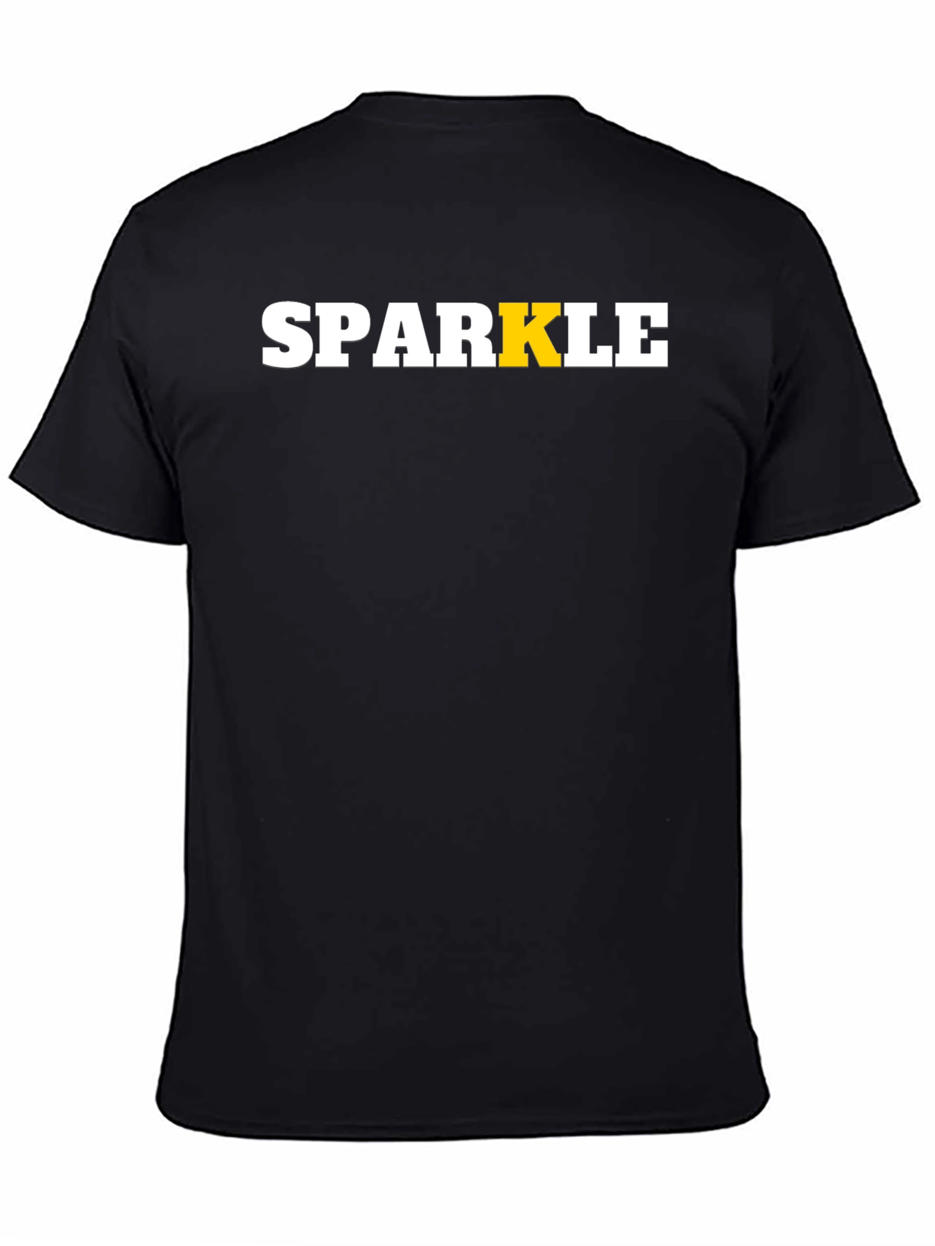 Sparkle Graphic Tee - Stylish Black T-Shirt