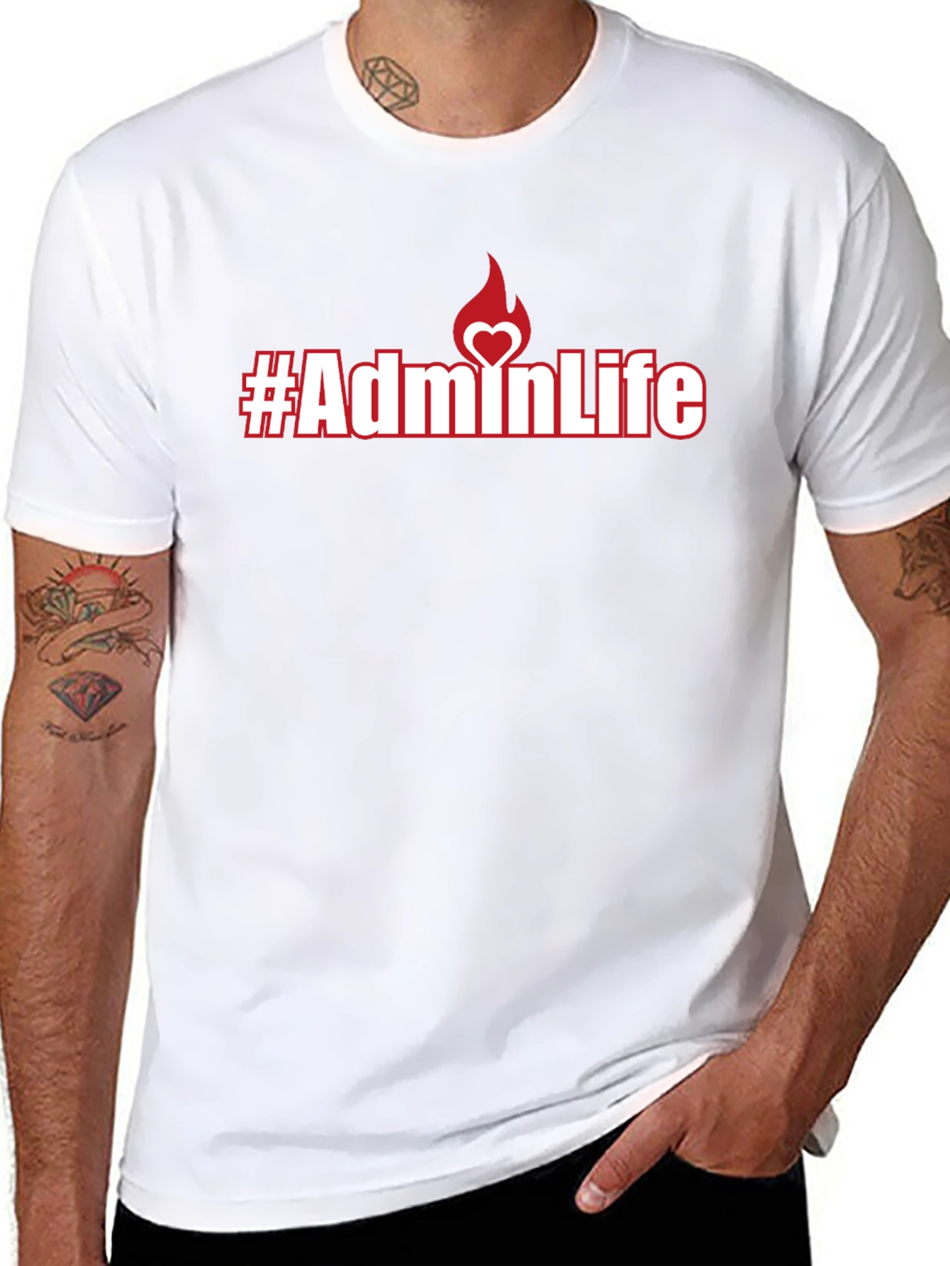 #AdminLife Graphic Tee - Stylish & Comfortable