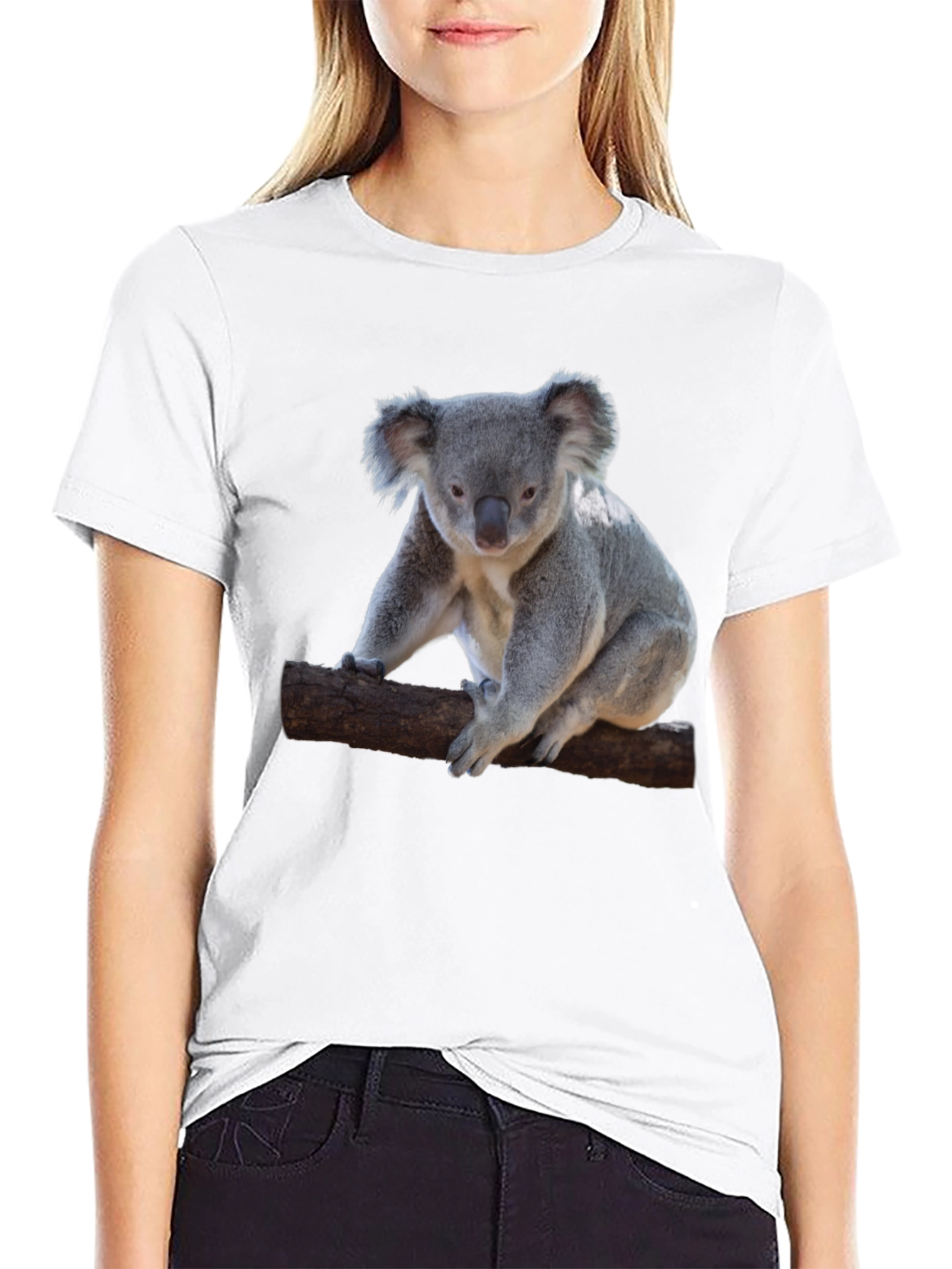 Koala Bear Graphic Print Mens T-Shirt