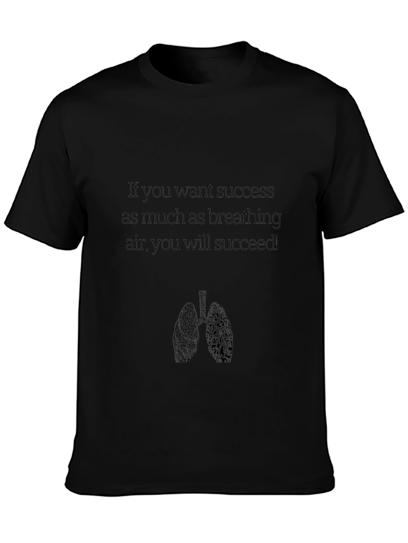 Motivational Lung Graphic T-Shirt