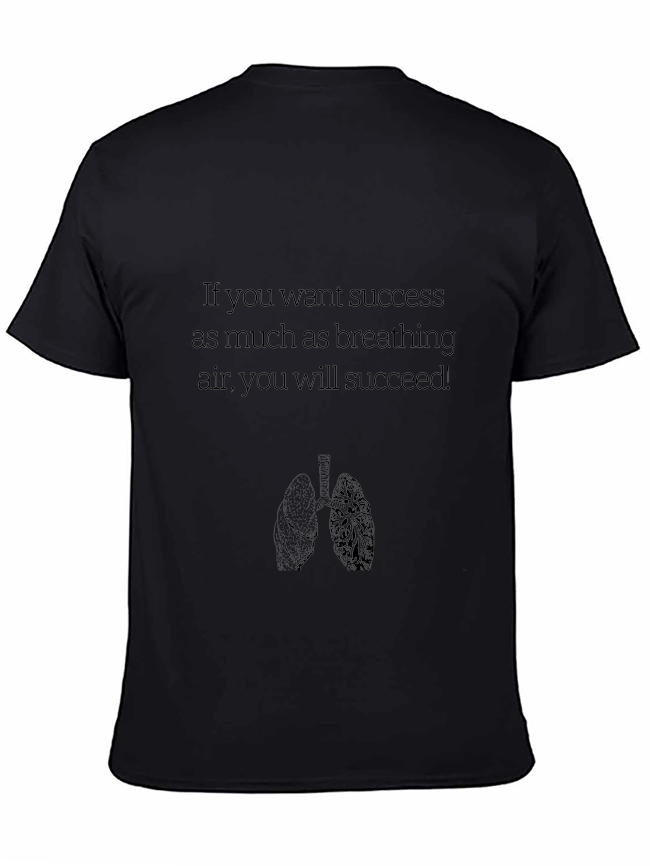 Motivational Lung Graphic T-Shirt
