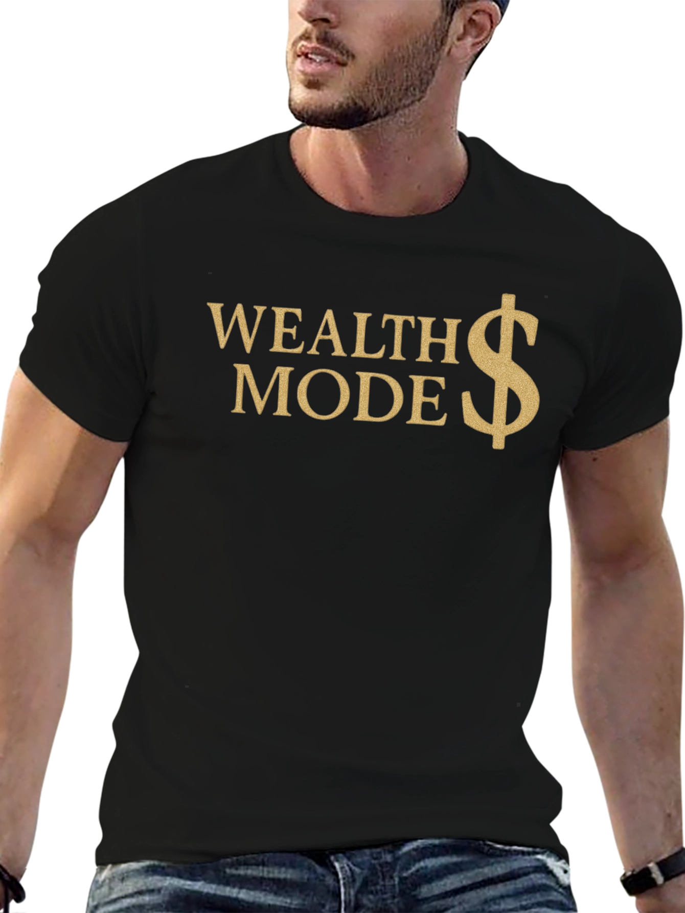 Wealth Mode Black T-Shirt