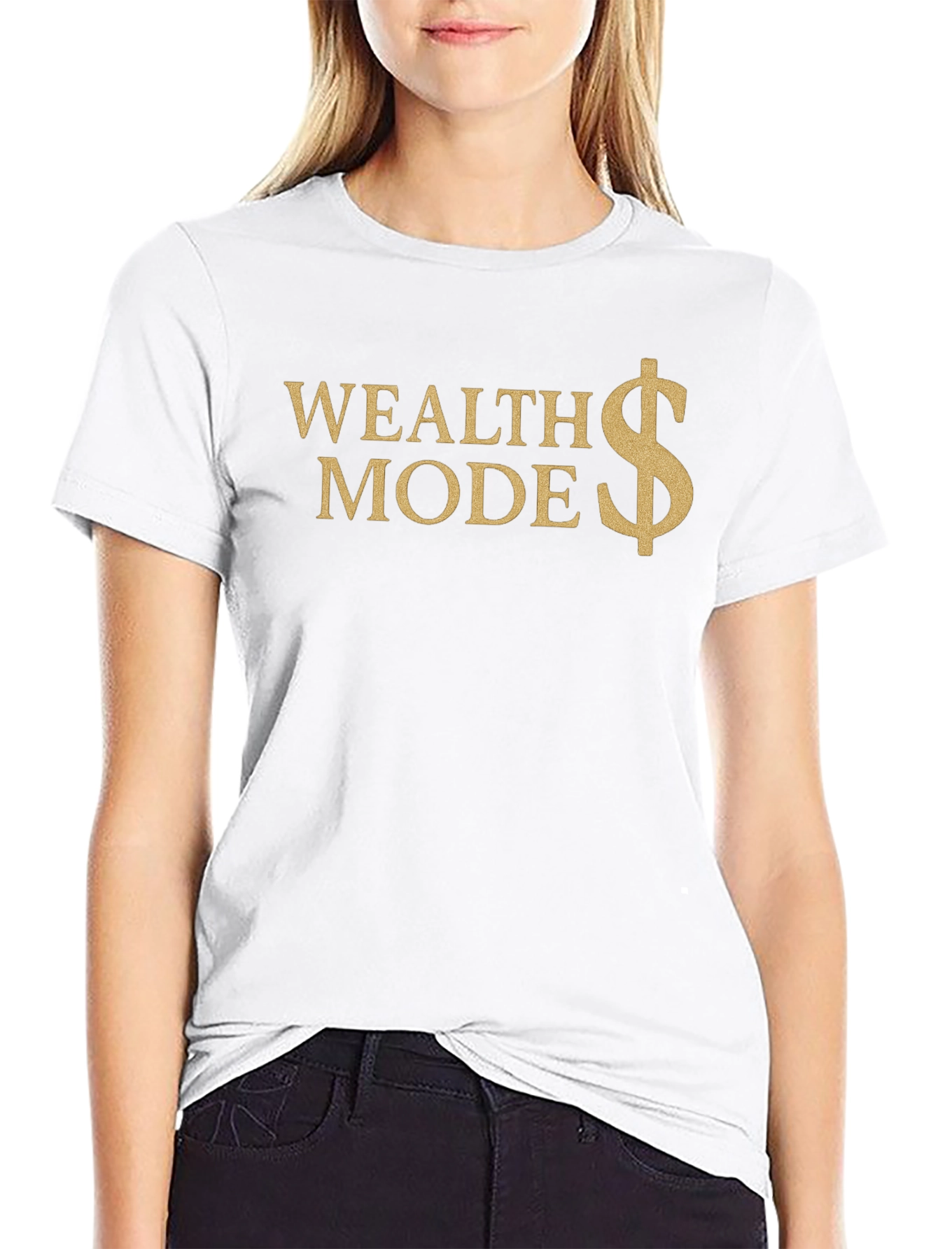 Wealth Mode Black T-Shirt