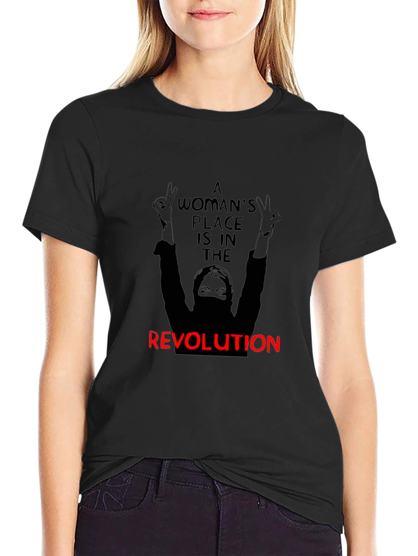 Revolutionary Woman T-Shirt - Empowering Activist Tee