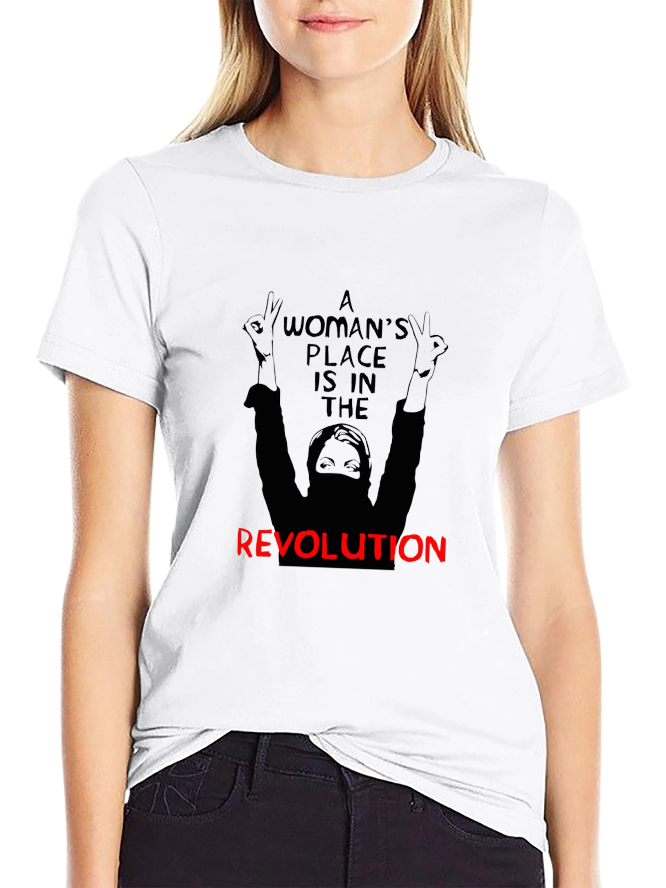 Revolutionary Woman T-Shirt - Empowering Activist Tee