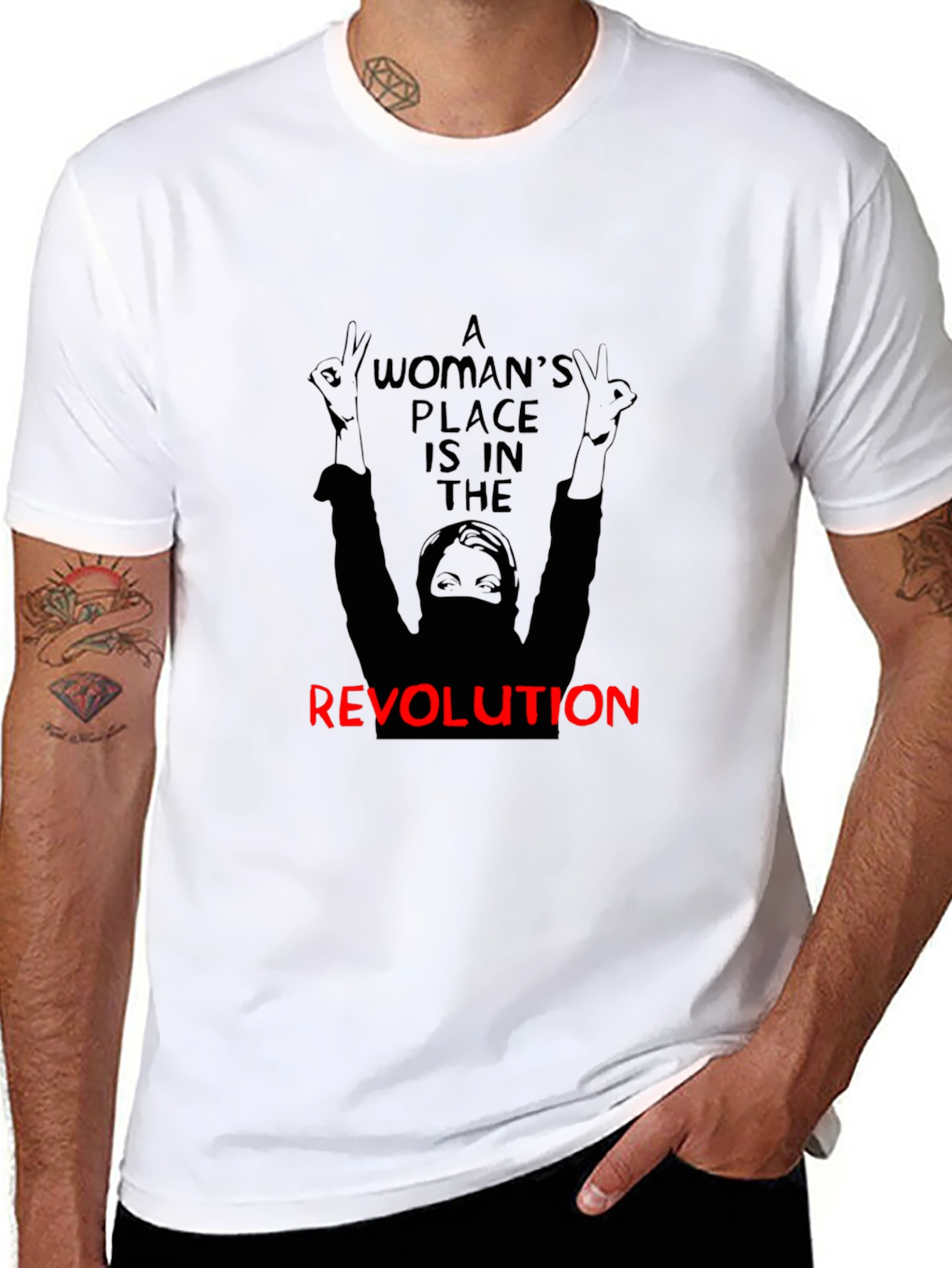 Revolutionary Woman T-Shirt - Empowering Activist Tee