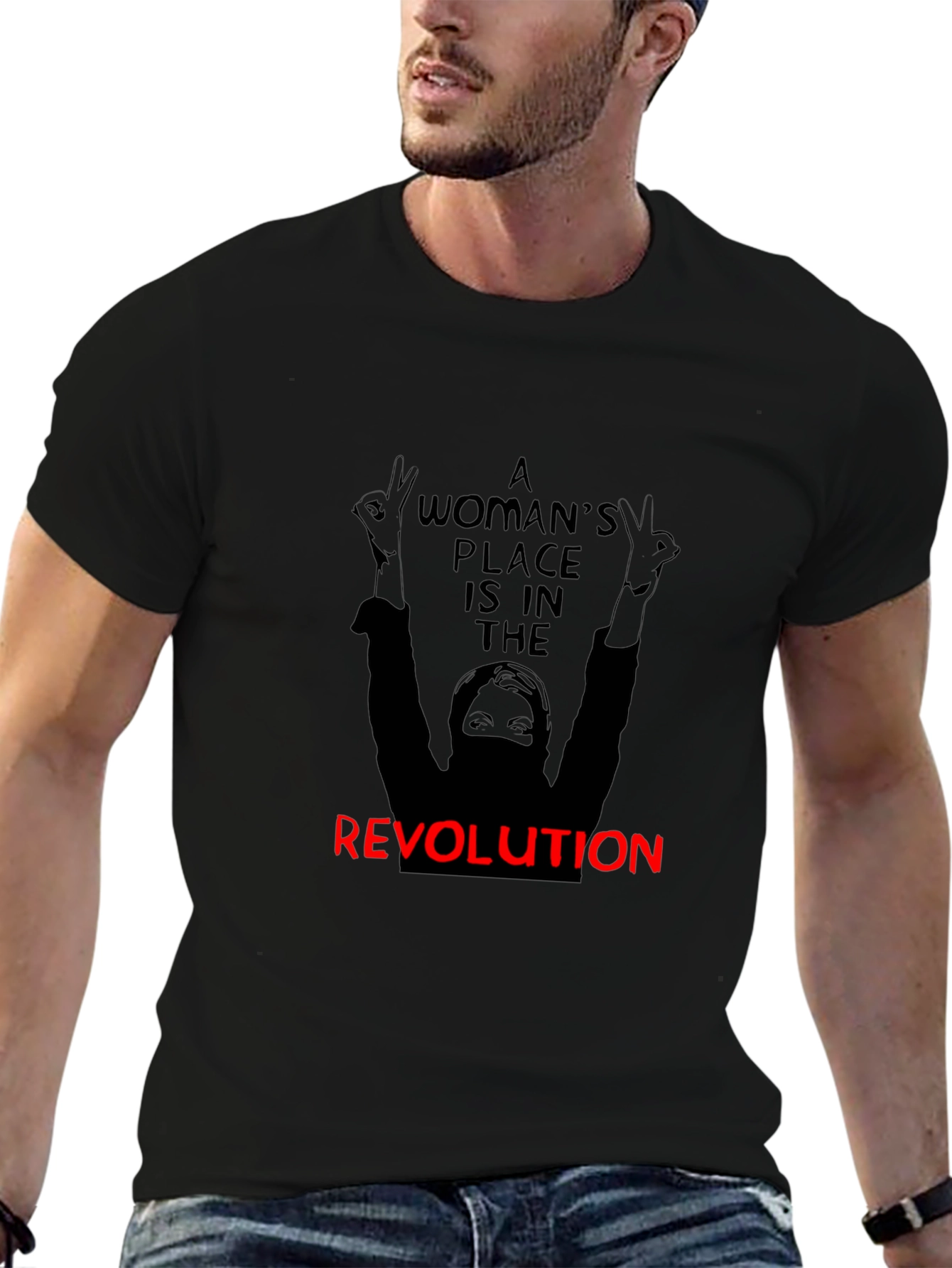Revolutionary Woman T-Shirt - Empowering Activist Tee